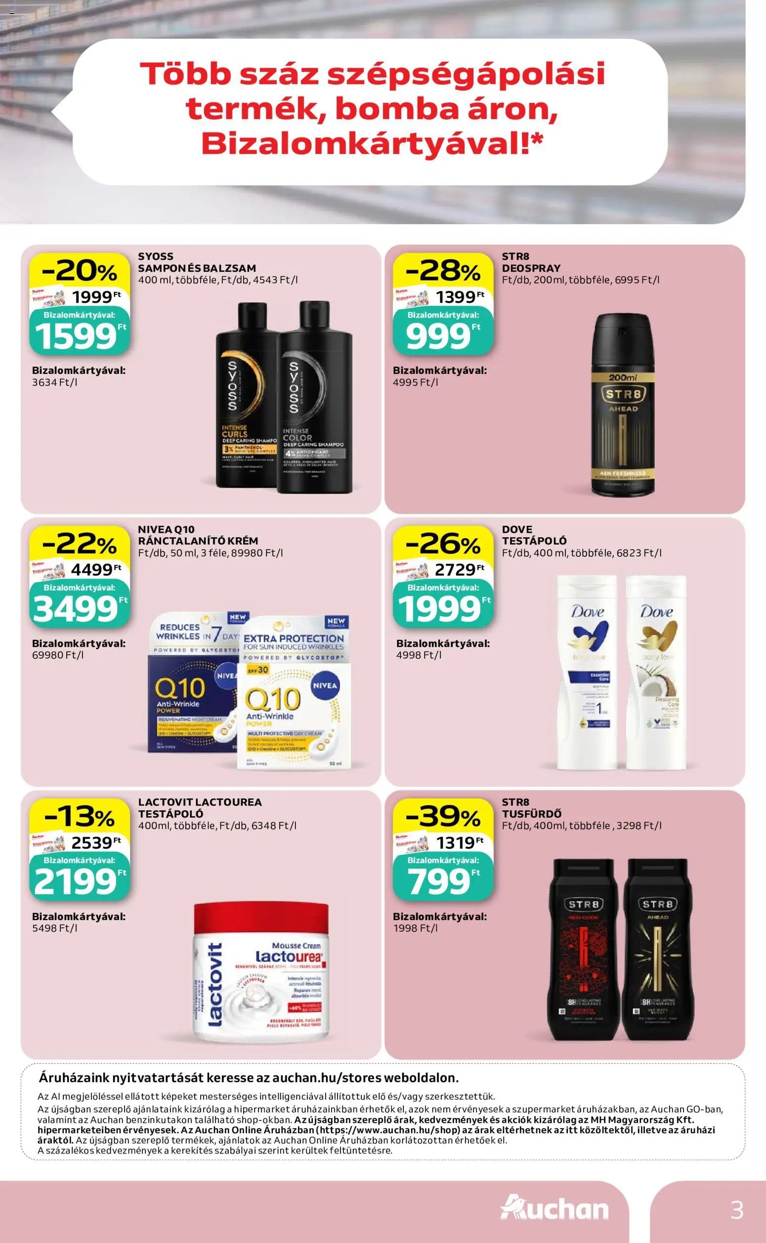 Auchan újság 2026.08.21. Auchan Illatszer termékajánlatok