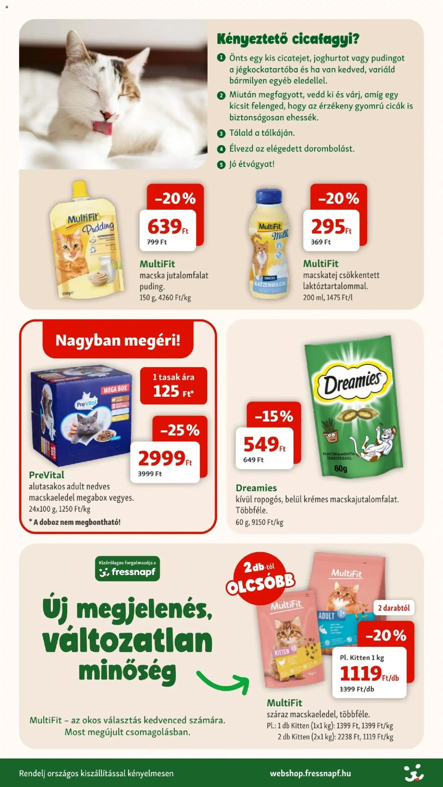 Fressnapf újság 2026.06.04. Fressnapf akciós újság
