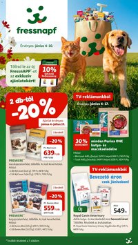 Fressnapf újság 2026.06.04. Fressnapf akciós újság