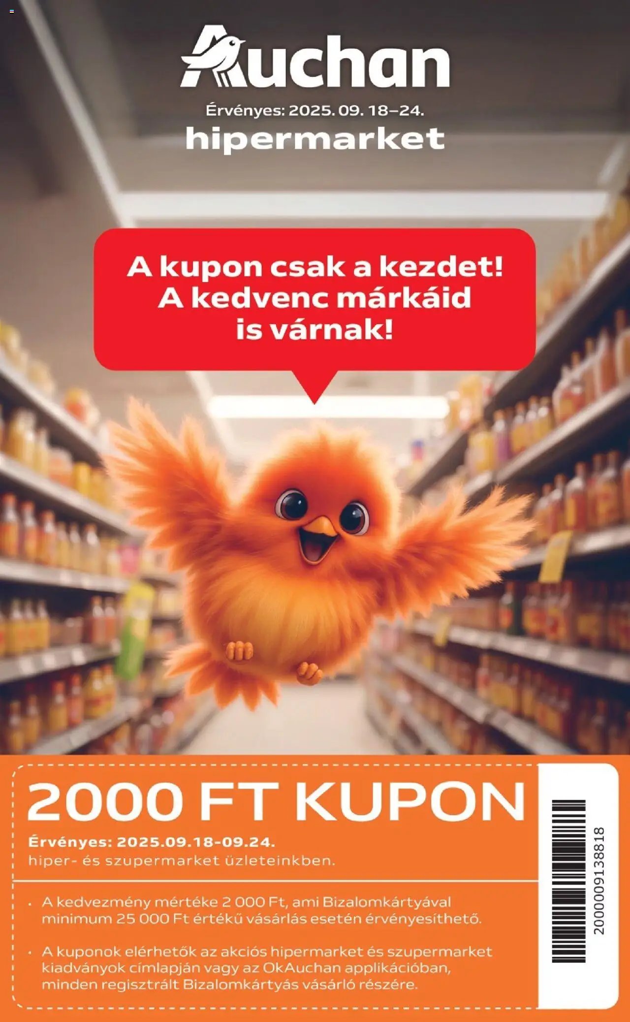 Auchan újság 2025.09.18. Akciós újság Auchan (2025-09-18 - 2025-09-24)