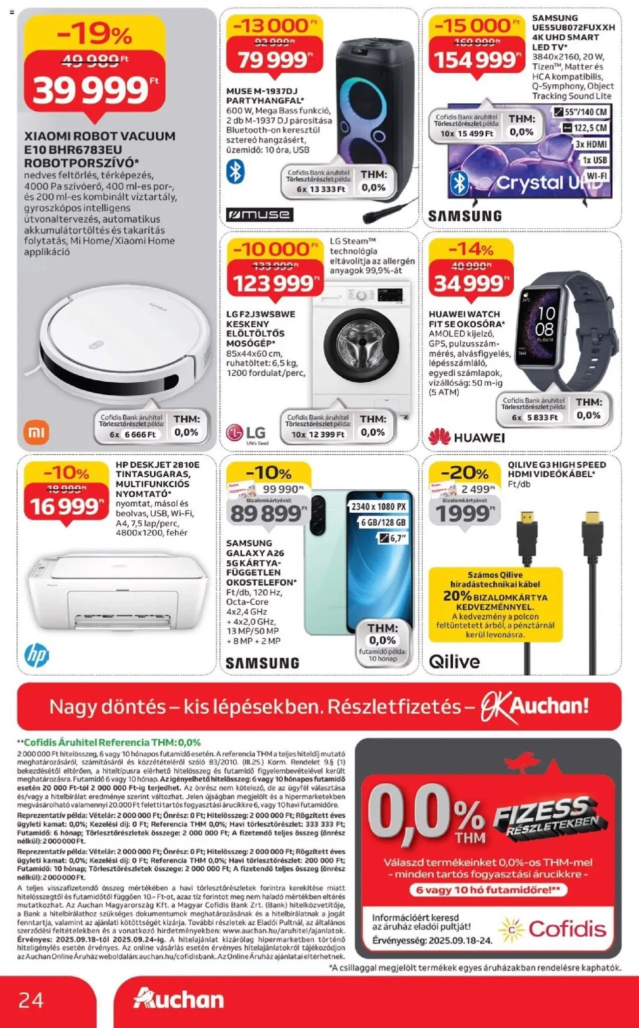 Auchan újság 2025.09.18. Akciós újság Auchan (2025-09-18 - 2025-09-24)