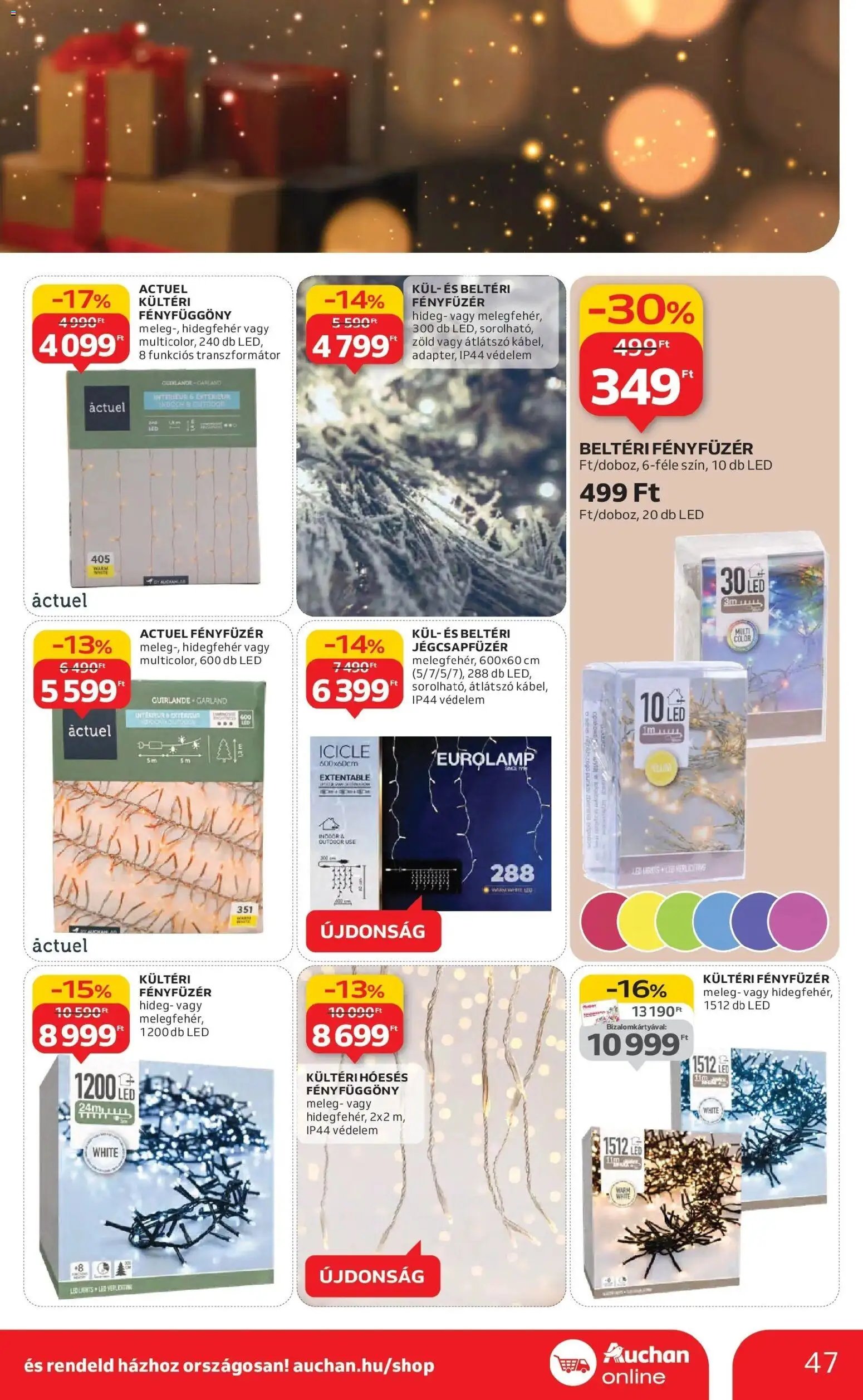 Auchan újság 2025.11.13. Szeged Akciós újság Auchan (2025-11-13 - 2025-11-19)