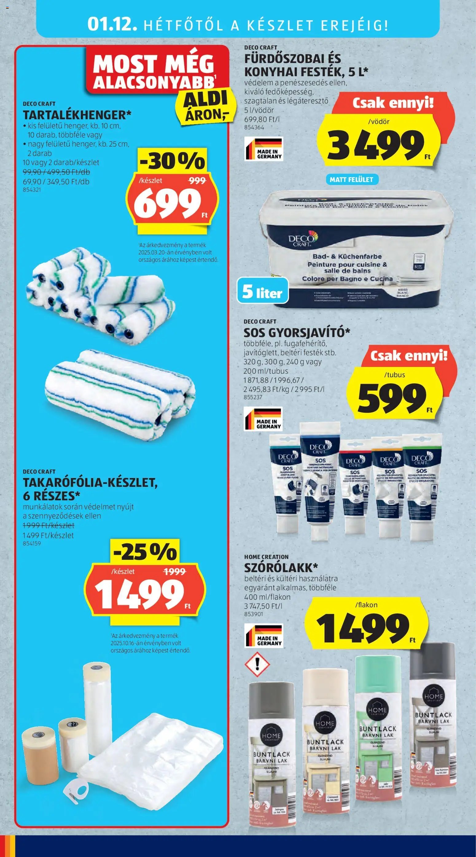 Aldi újság 2026.01.08. Középső sor termékei (2026-01-08 - 2026-01-14)