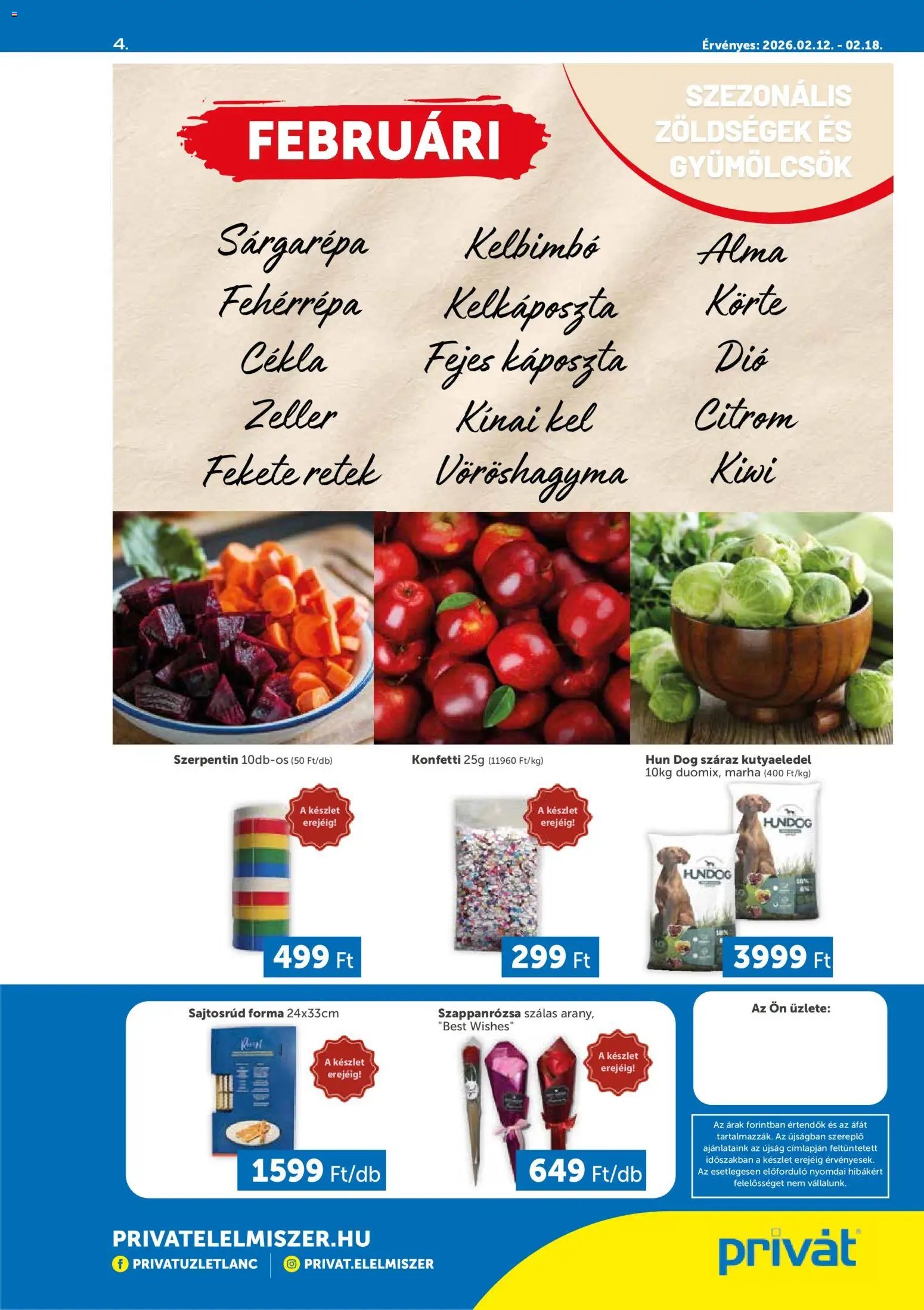 PRIVÁT újság 2026.02.12. Déli vármegyék (2026-02-12 - 2026-02-18)