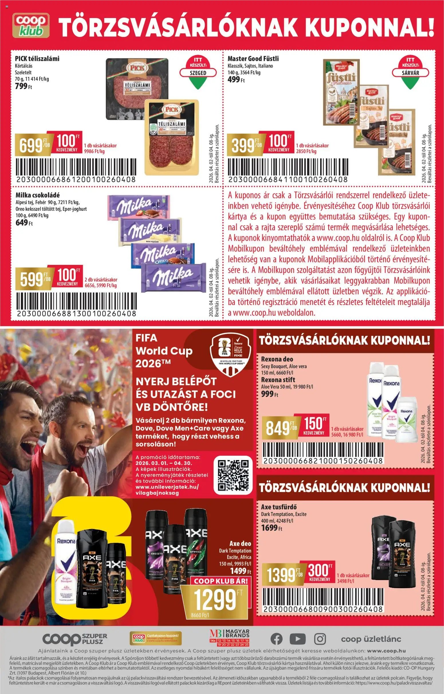 COOP újság 2026.04.02. COOP - Észak Kelet Pro-Coop Zrt - Szuper Plusz (2026-04-02 - 2026-04-08)