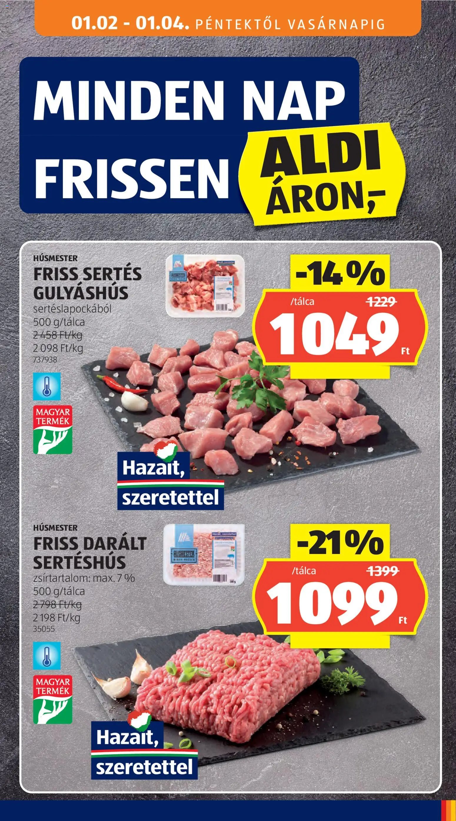 Aldi újság 2026.01.02. Akciós újság Aldi (2026-01-02 - 2026-01-07)