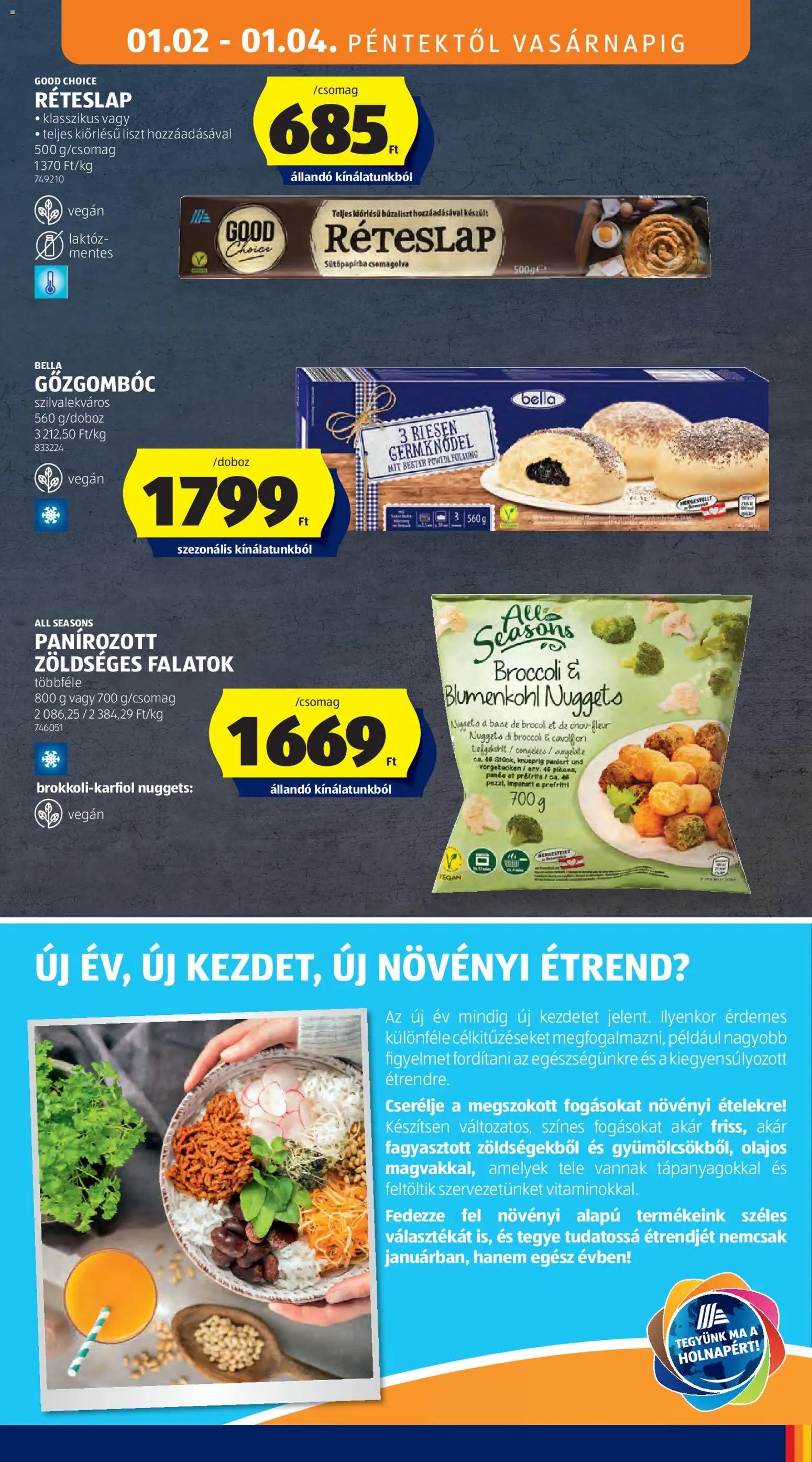 Aldi újság 2026.01.02. Akciós újság Aldi (2026-01-02 - 2026-01-07)