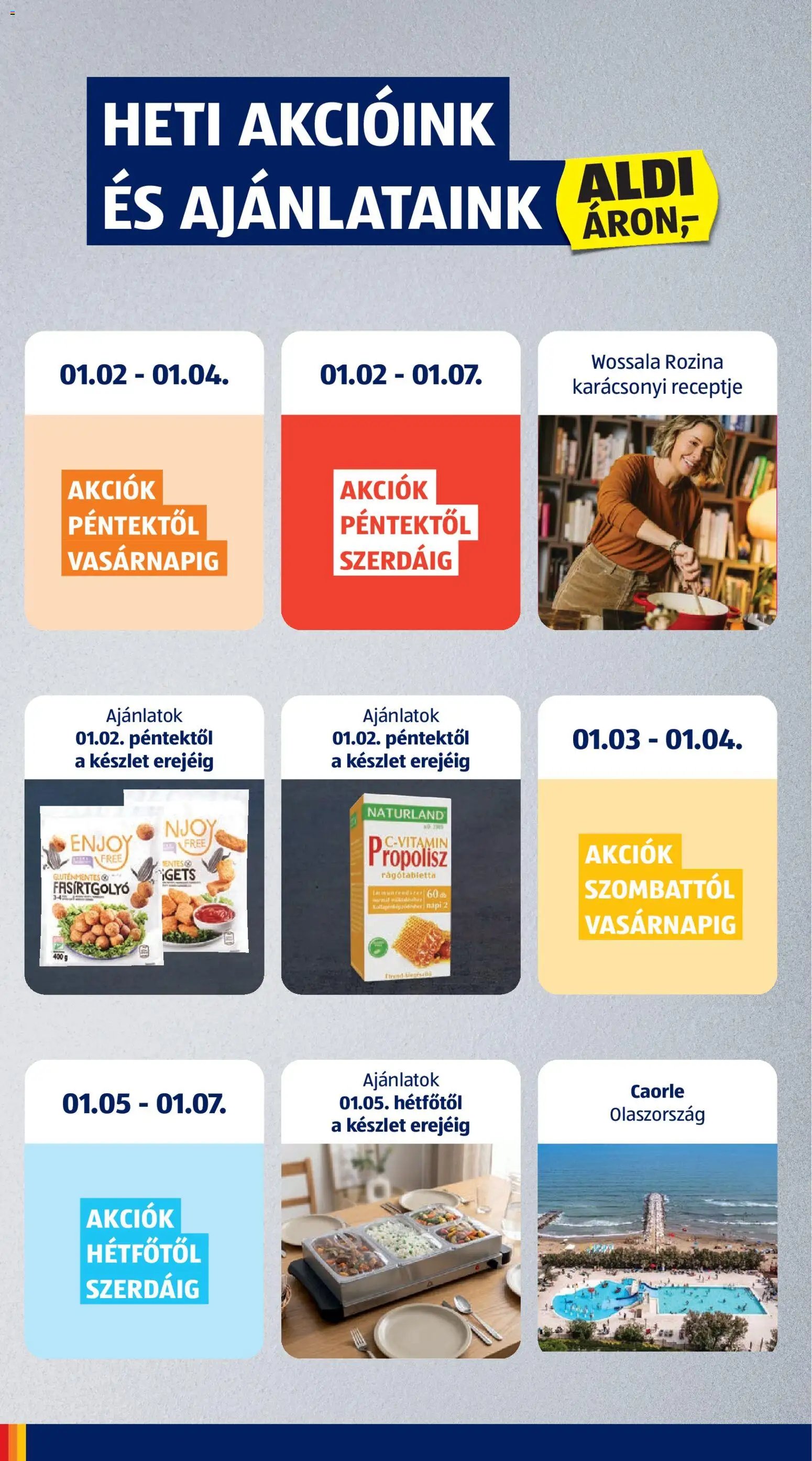 Aldi újság 2026.01.02. Akciós újság Aldi (2026-01-02 - 2026-01-07)