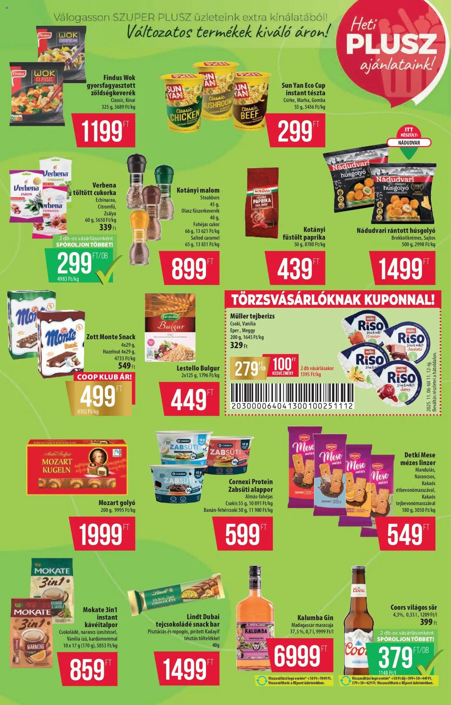 COOP újság 2025.11.06. Alföld Pro-Coop Zrt. - Szuper Plus (2025-11-06 - 2025-11-12)