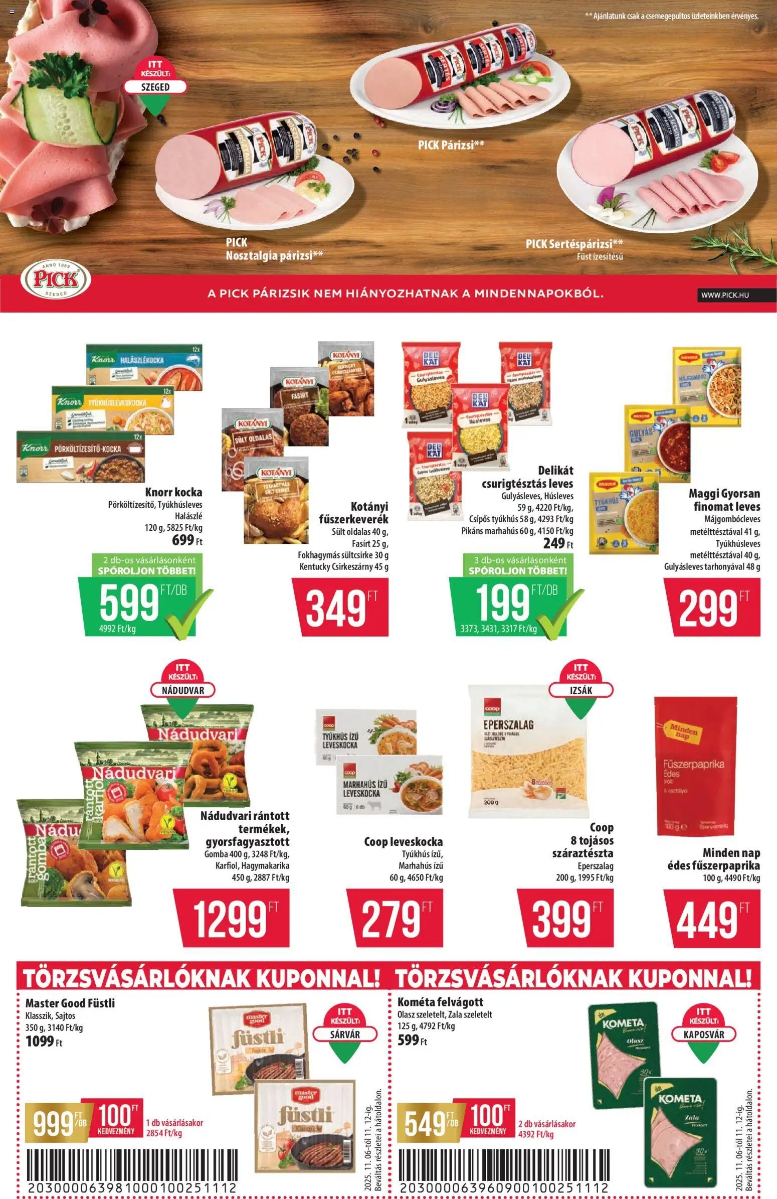 COOP újság 2025.11.06. Alföld Pro-Coop Zrt. - Szuper Plus (2025-11-06 - 2025-11-12)