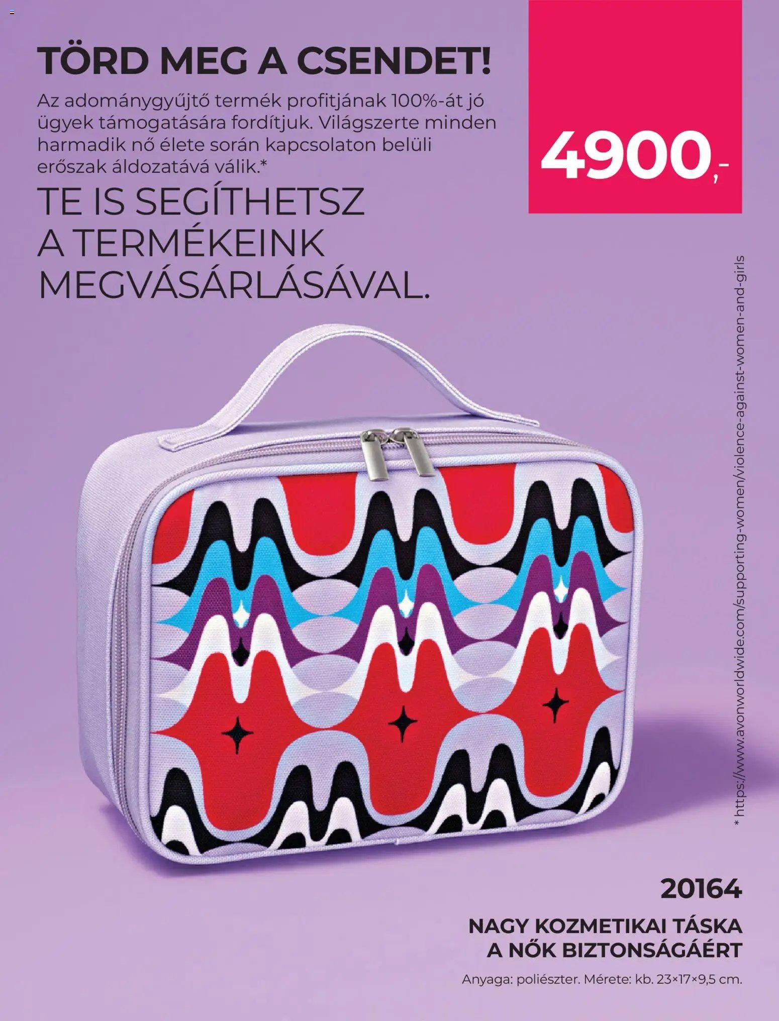 Avon újság 2025.11.01. Katalógus AVON - Adománygyűjtő katalógus (2025-11-01 - 2025-11-30)