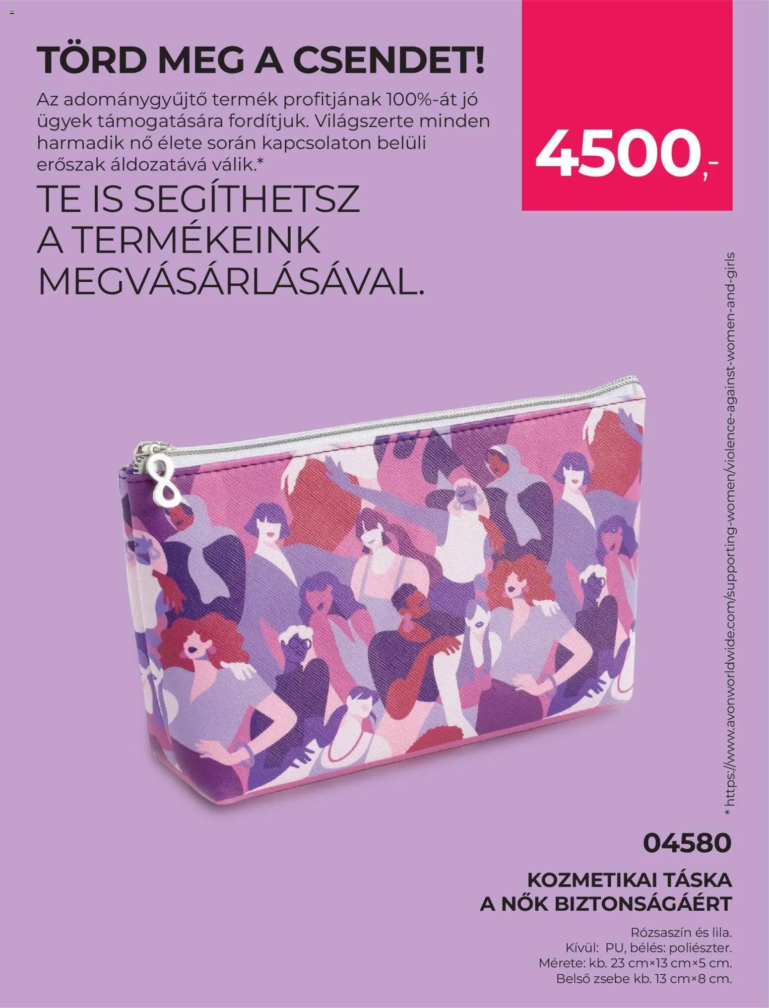 Avon újság 2025.11.01. Katalógus AVON - Adománygyűjtő katalógus (2025-11-01 - 2025-11-30)