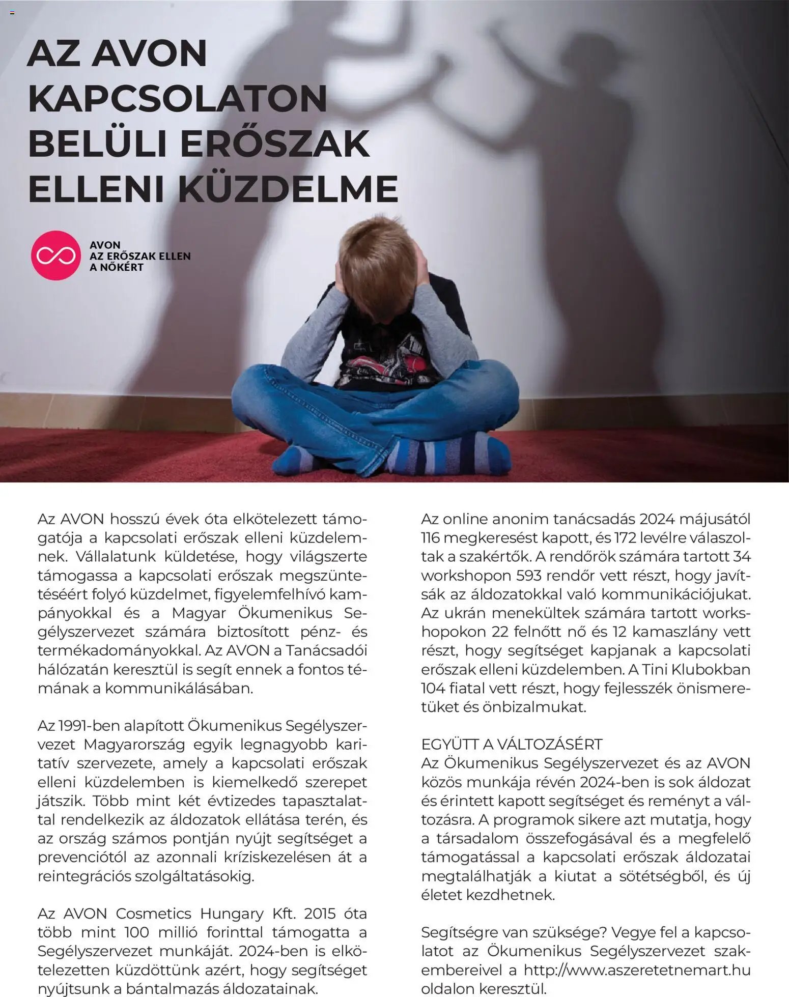 Avon újság 2025.11.01. Katalógus AVON - Adománygyűjtő katalógus (2025-11-01 - 2025-11-30)