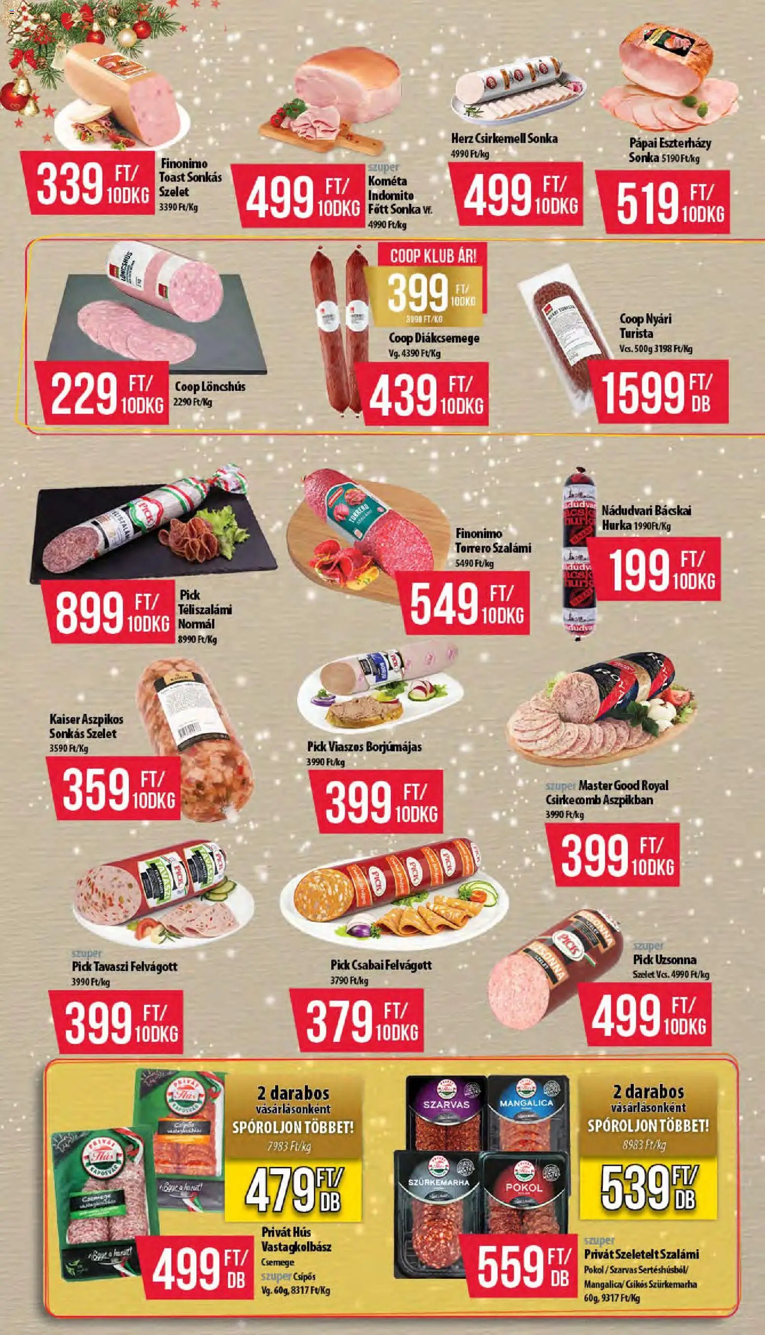 COOP újság 2025.12.11. Akciós újság COOP (2025-12-11 - 2025-12-31)