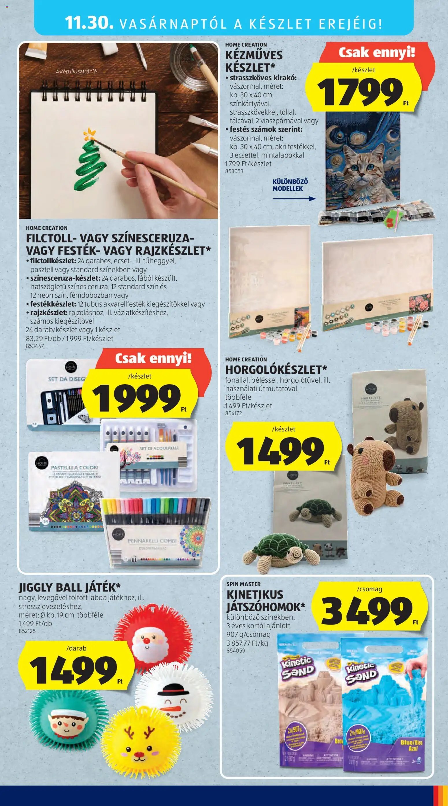 Aldi újság 2025.11.27. Középső sor termékei (2025-11-27 - 2025-12-03)