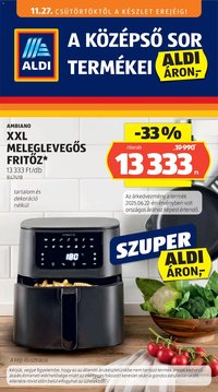 Aldi újság 2025.11.27. Középső sor termékei (2025-11-27 - 2025-12-03)
