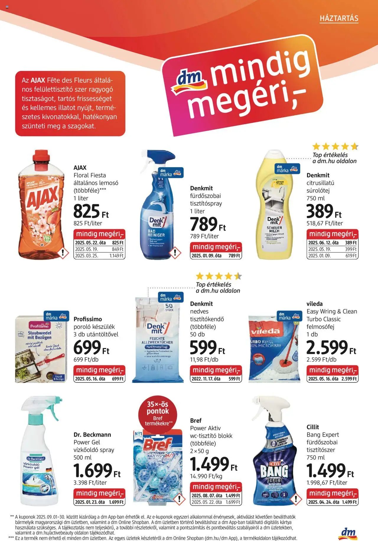 DM Drogerie Markt újság 2025.09.14. Akciós újság DM Drogerie Markt (2025-09-14 - 2025-09-17)