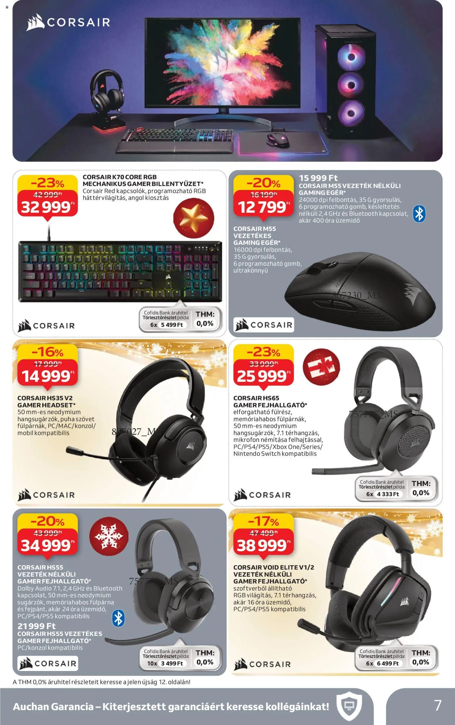 Auchan újság 2025.11.20. Hipermarket gamer ajánlataink (2025-11-20 - 2025-12-24)