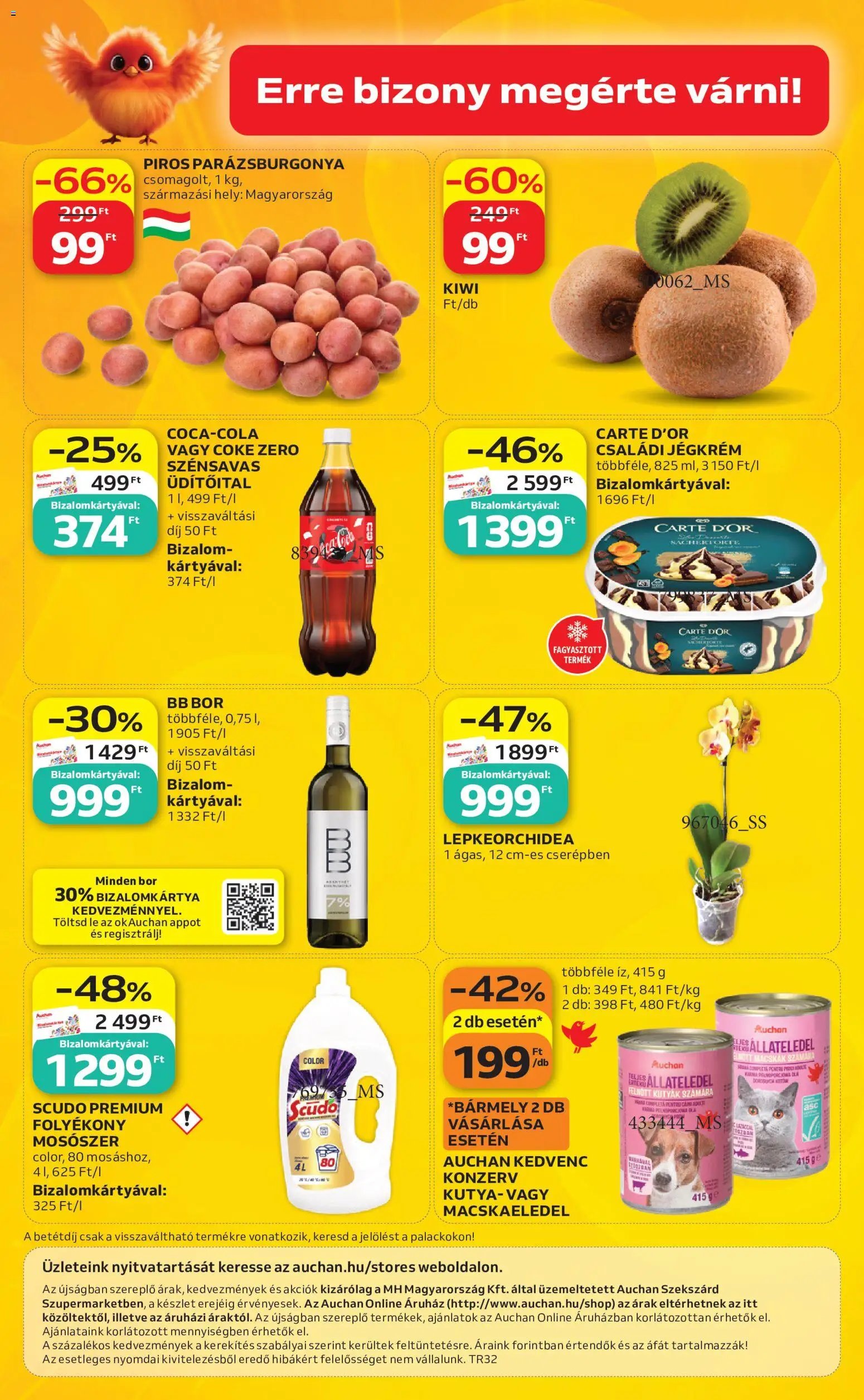 Auchan újság 2026.08.06. Auchan Szekszárdi nyitási ajánlataink