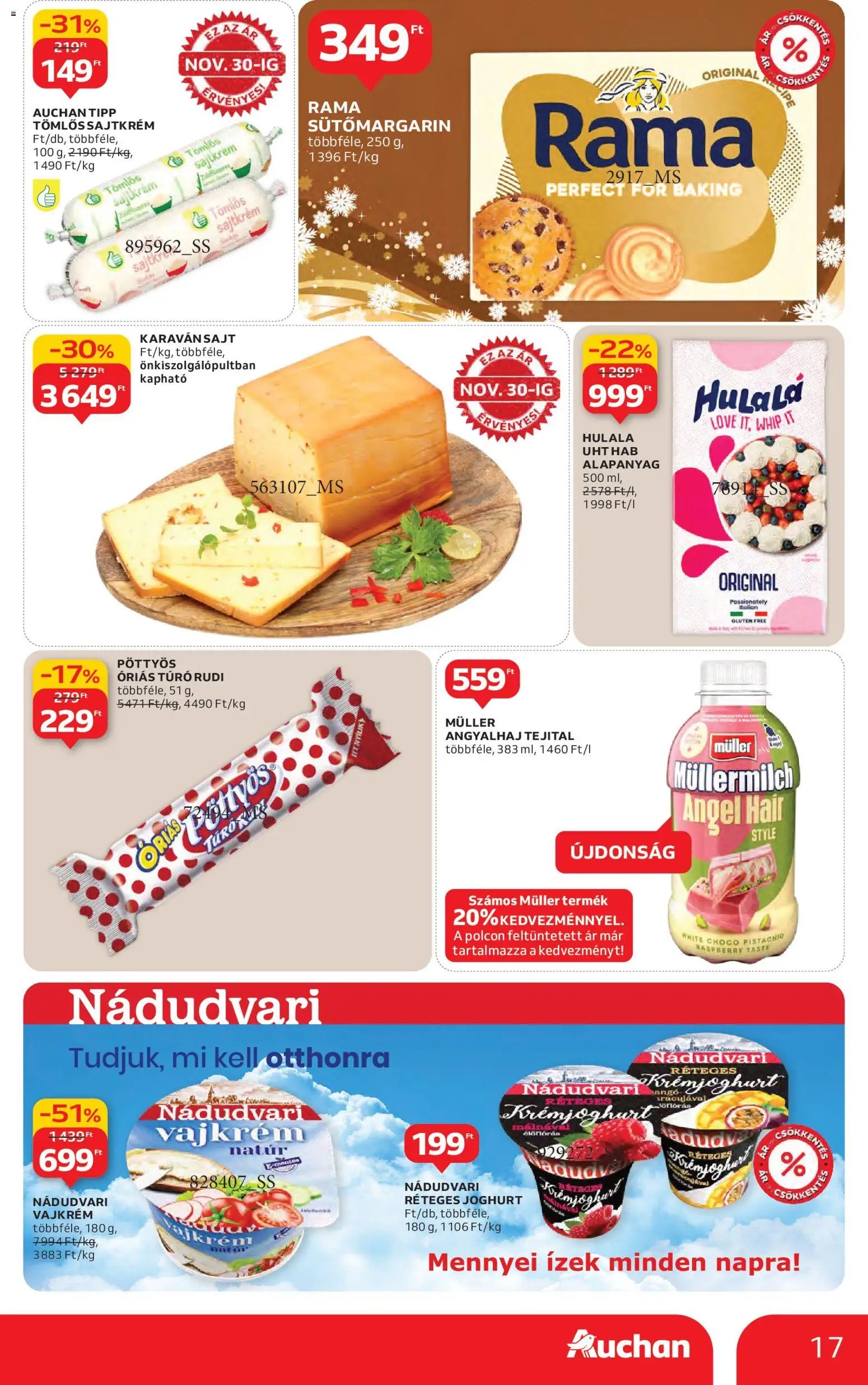 Auchan újság 2025.11.27. Akciós újság Auchan (2025-11-27 - 2025-12-03)