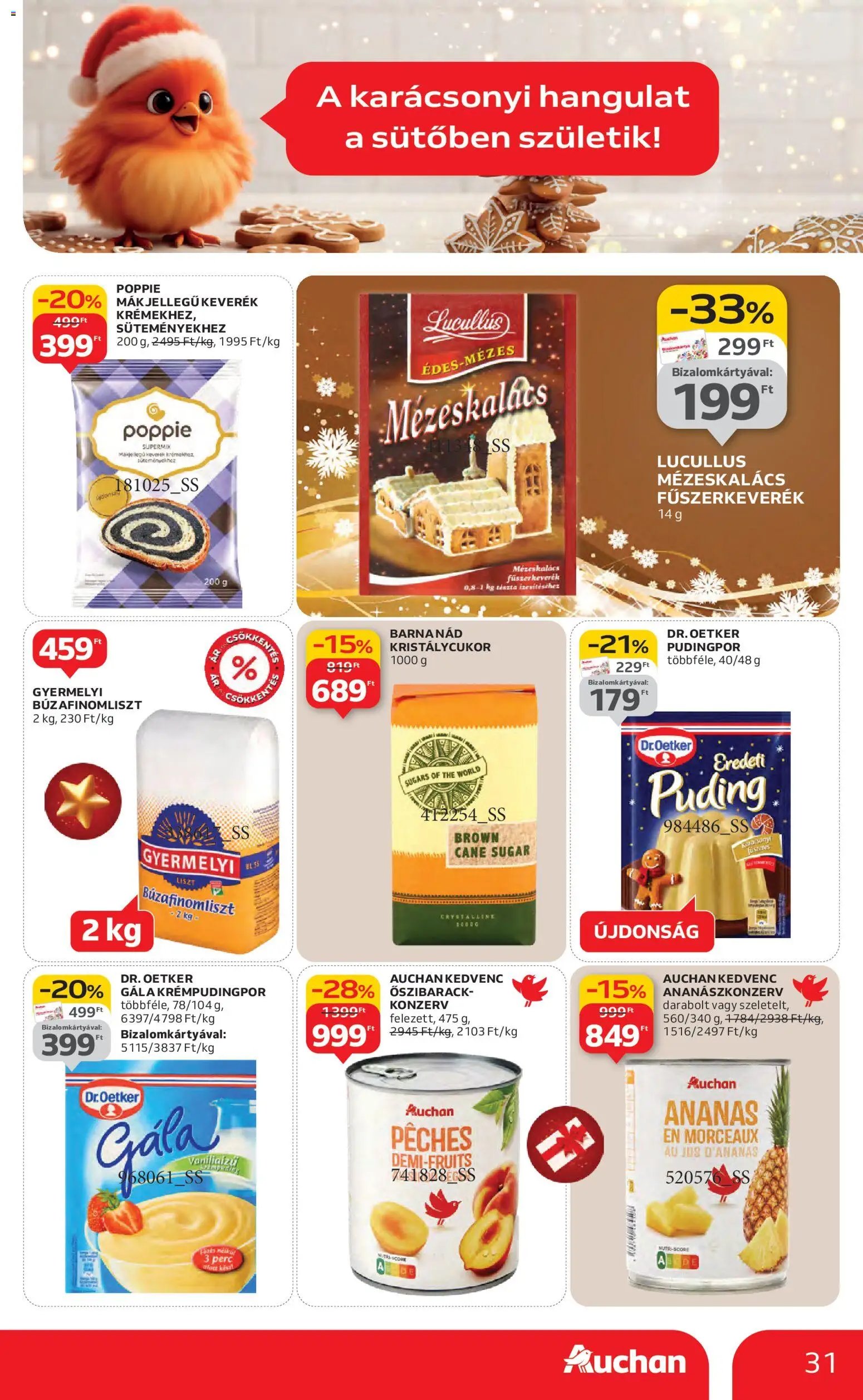 Auchan újság 2025.11.27. Akciós újság Auchan (2025-11-27 - 2025-12-03)