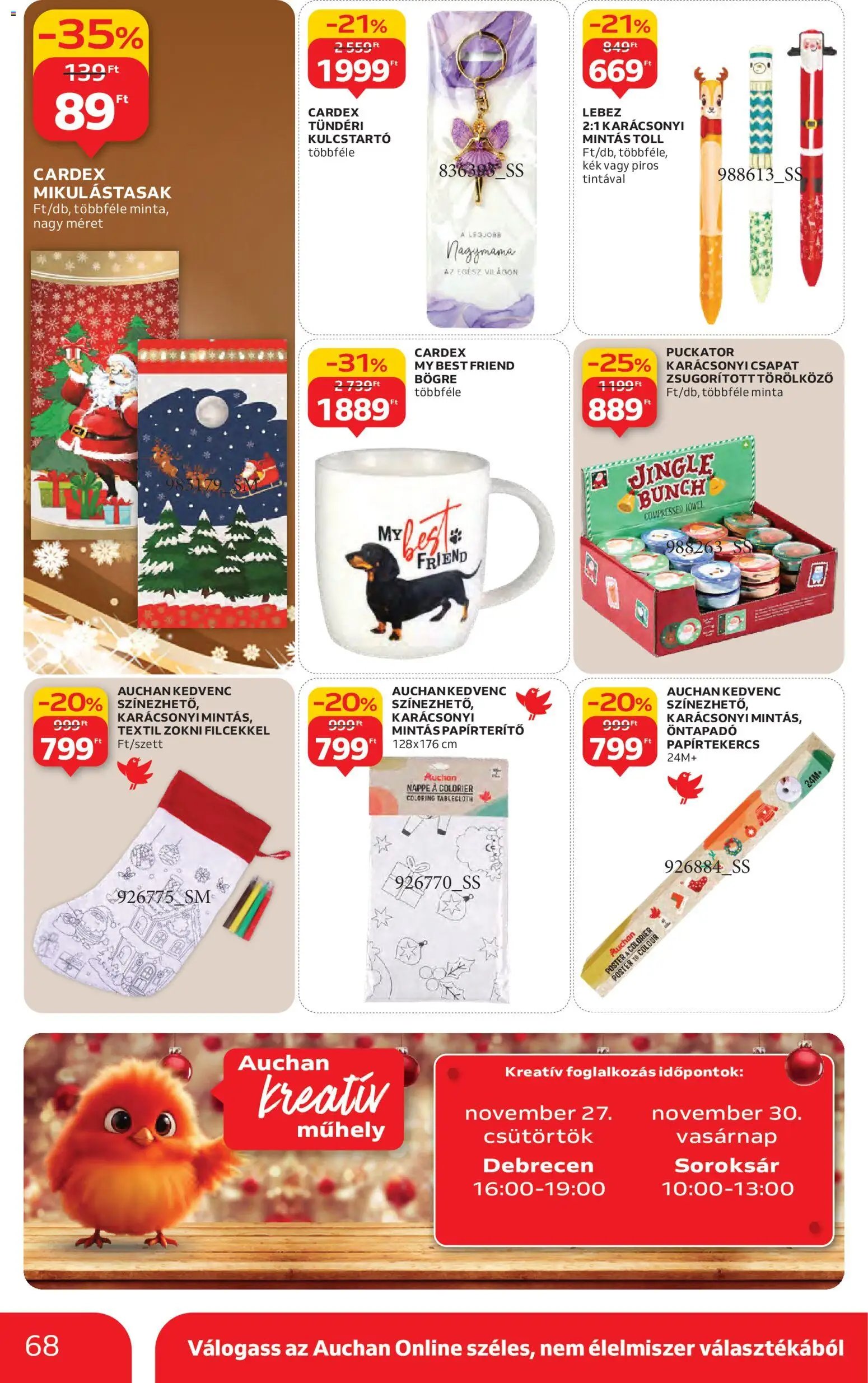 Auchan újság 2025.11.27. Akciós újság Auchan (2025-11-27 - 2025-12-03)