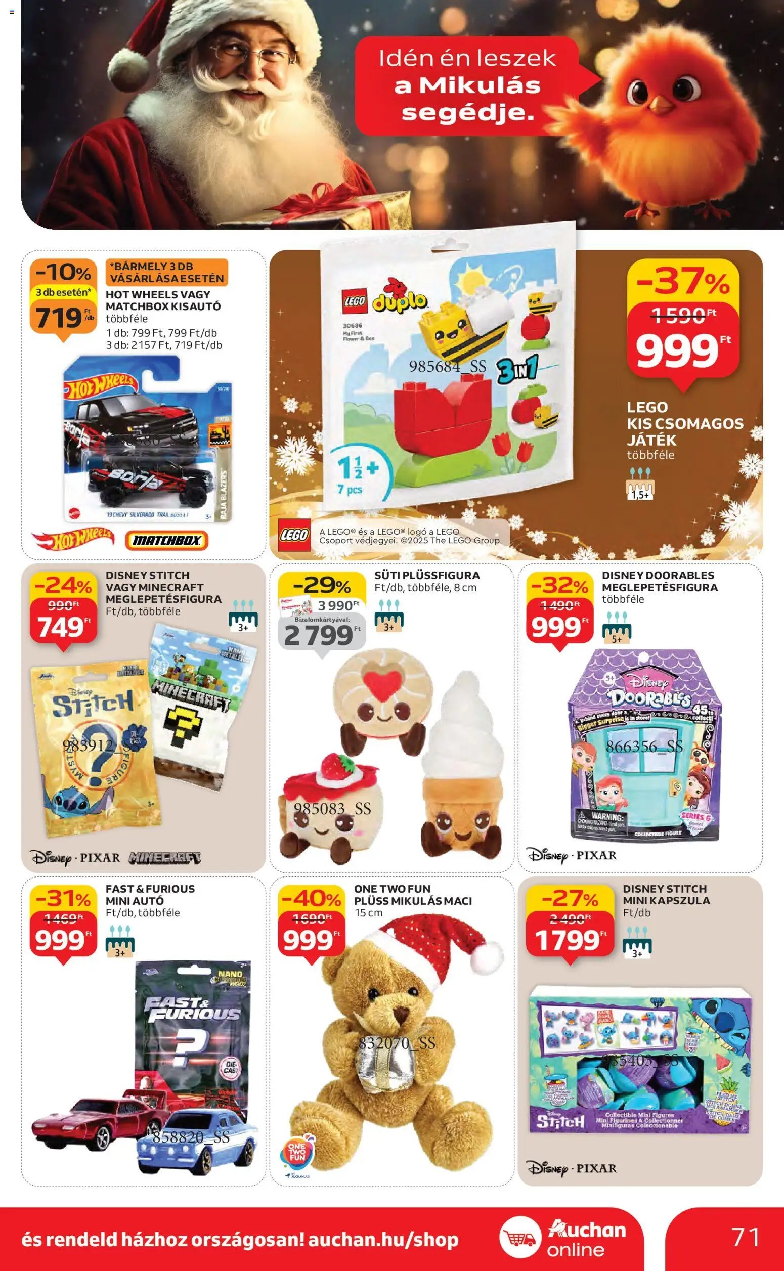 Auchan újság 2025.11.27. Akciós újság Auchan (2025-11-27 - 2025-12-03)