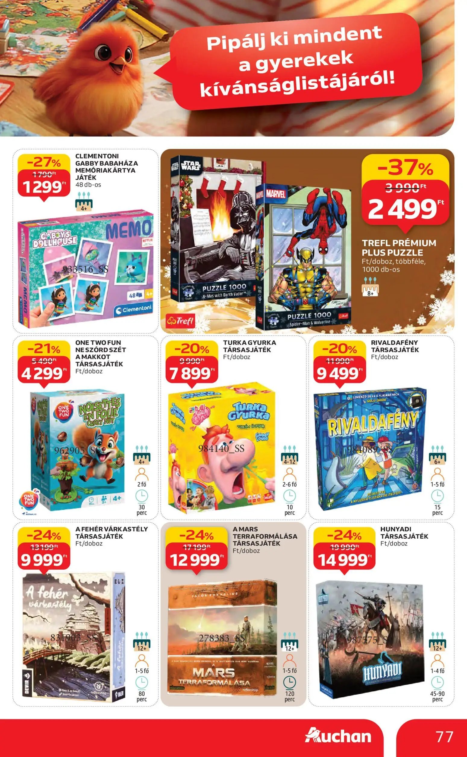 Auchan újság 2025.11.27. Akciós újság Auchan (2025-11-27 - 2025-12-03)