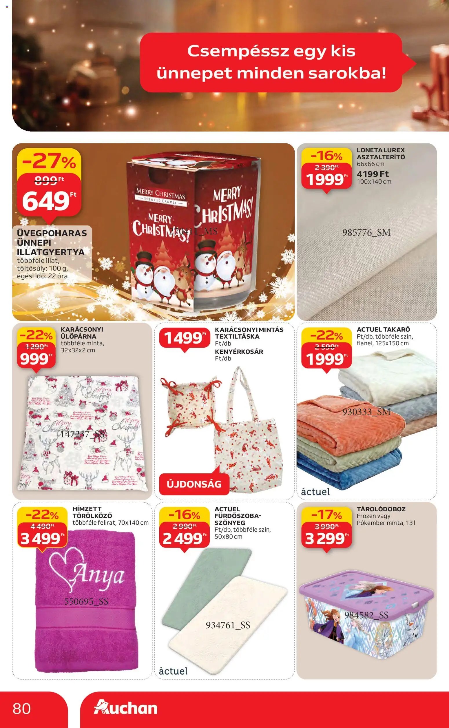 Auchan újság 2025.11.27. Akciós újság Auchan (2025-11-27 - 2025-12-03)