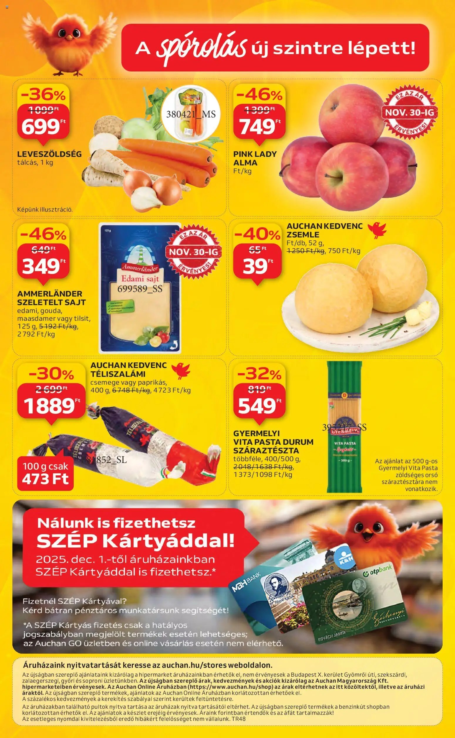 Auchan újság 2025.11.27. Akciós újság Auchan (2025-11-27 - 2025-12-03)
