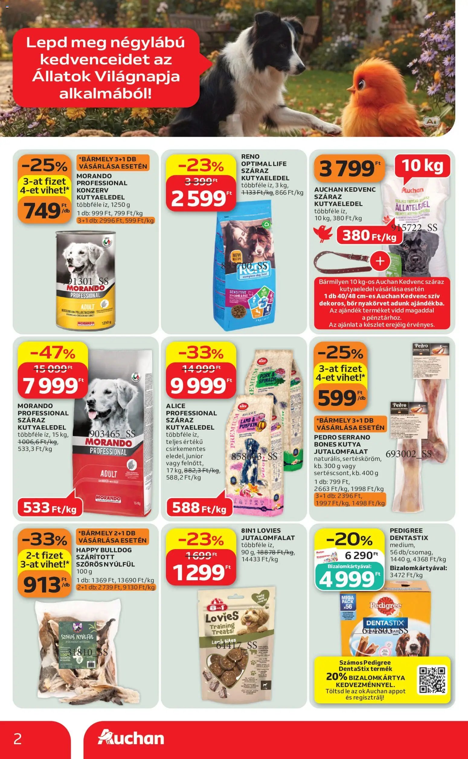 Auchan újság 2026.09.24. Auchan Állatvilág ajánlatok