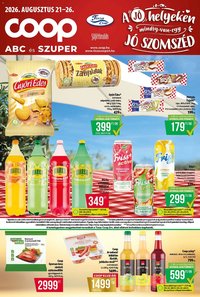 COOP újság 2026.08.21. COOP - Abc & Szuper / Tisza