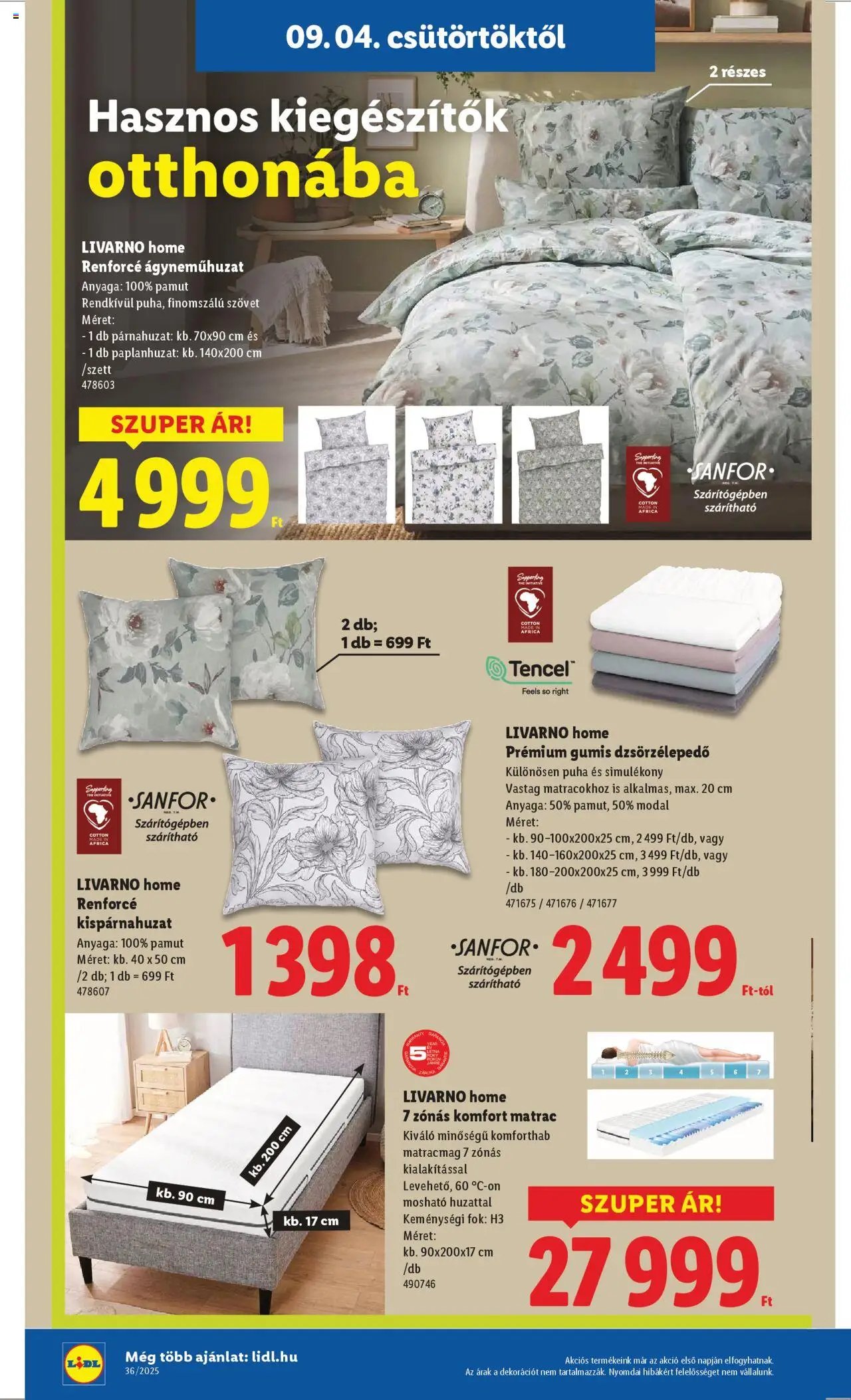 Lidl újság 2025.09.04. Nonfood kínálatunk (2025-09-04 - 2025-09-10)