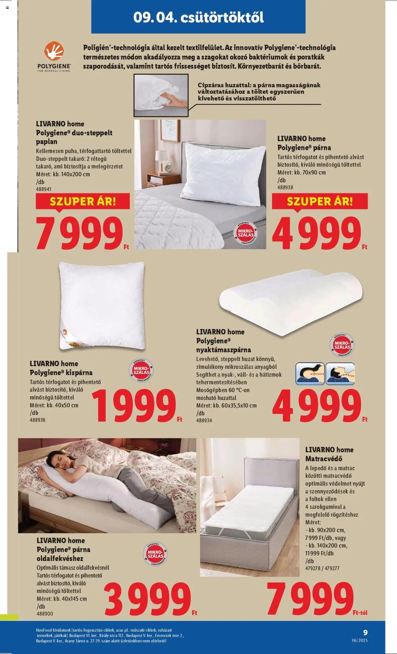 Lidl újság 2025.09.04. Nonfood kínálatunk (2025-09-04 - 2025-09-10)