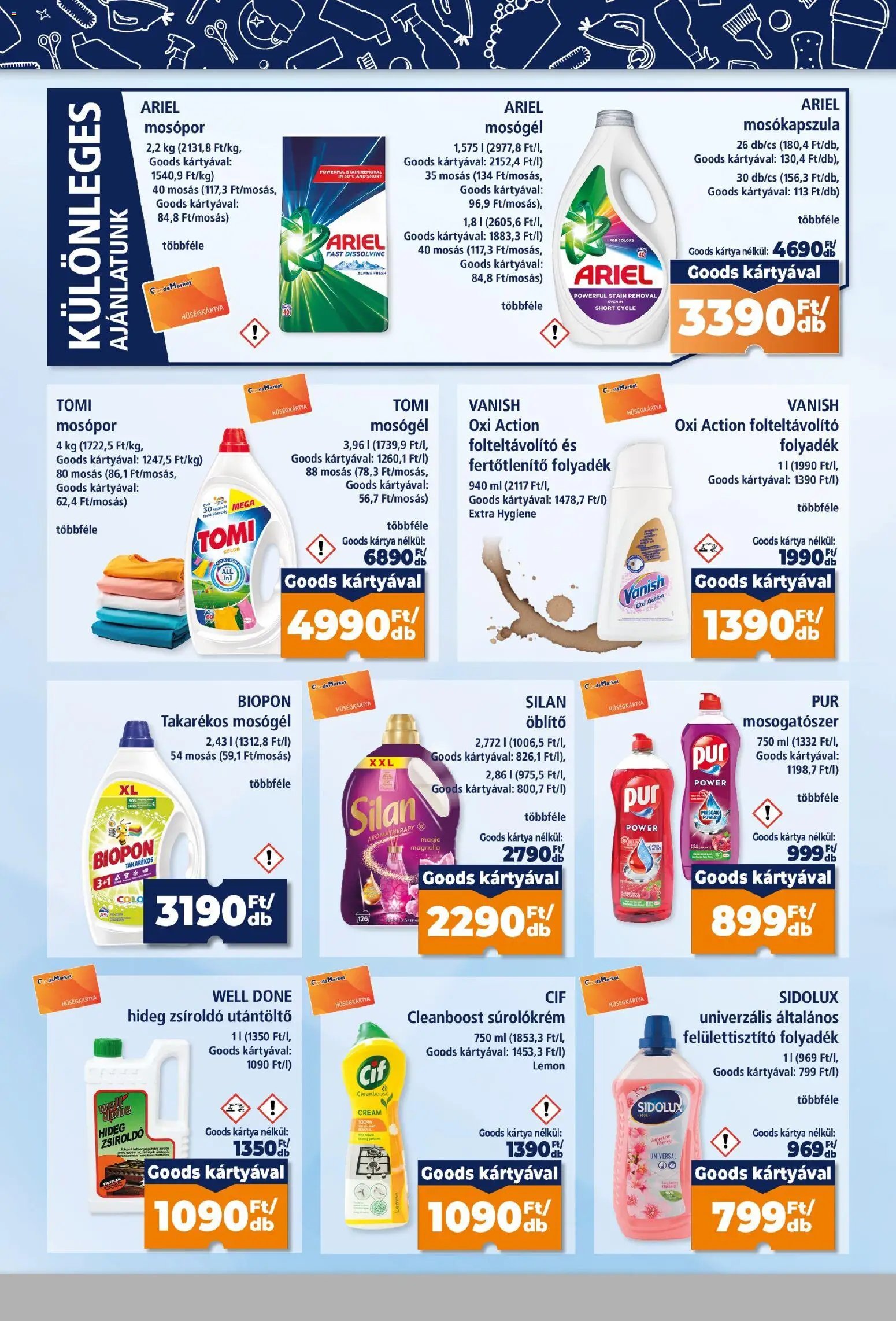 Goods Market újság 2026.09.17. Goods Market Hűségkártyás ajánlataink