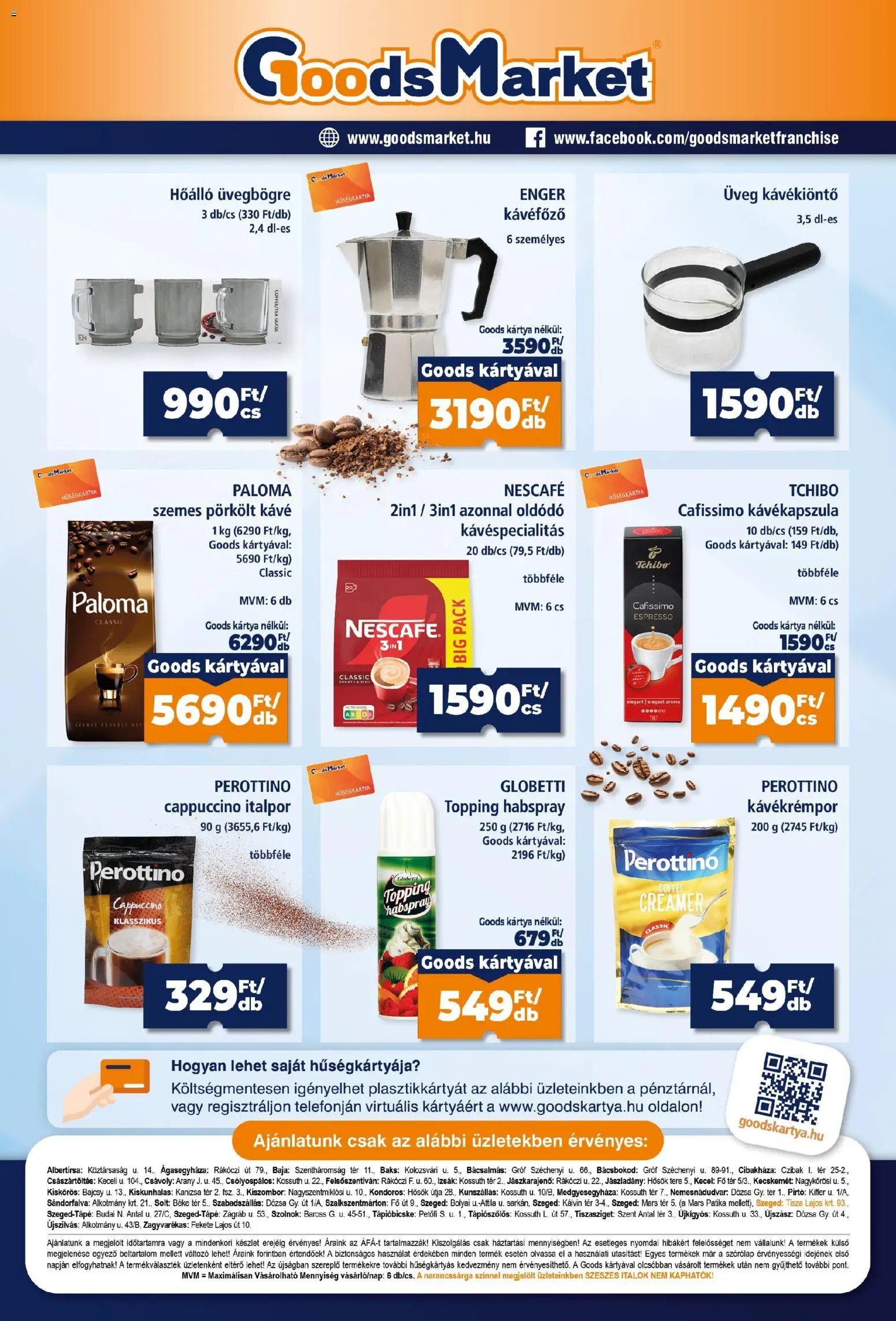 Goods Market újság 2026.09.17. Goods Market Hűségkártyás ajánlataink