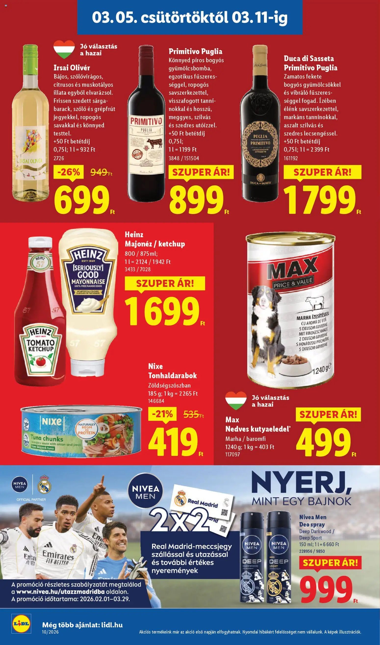 Lidl újság 2026.03.05. Lidl akciós újság (2026-03-05 - 2026-03-11)