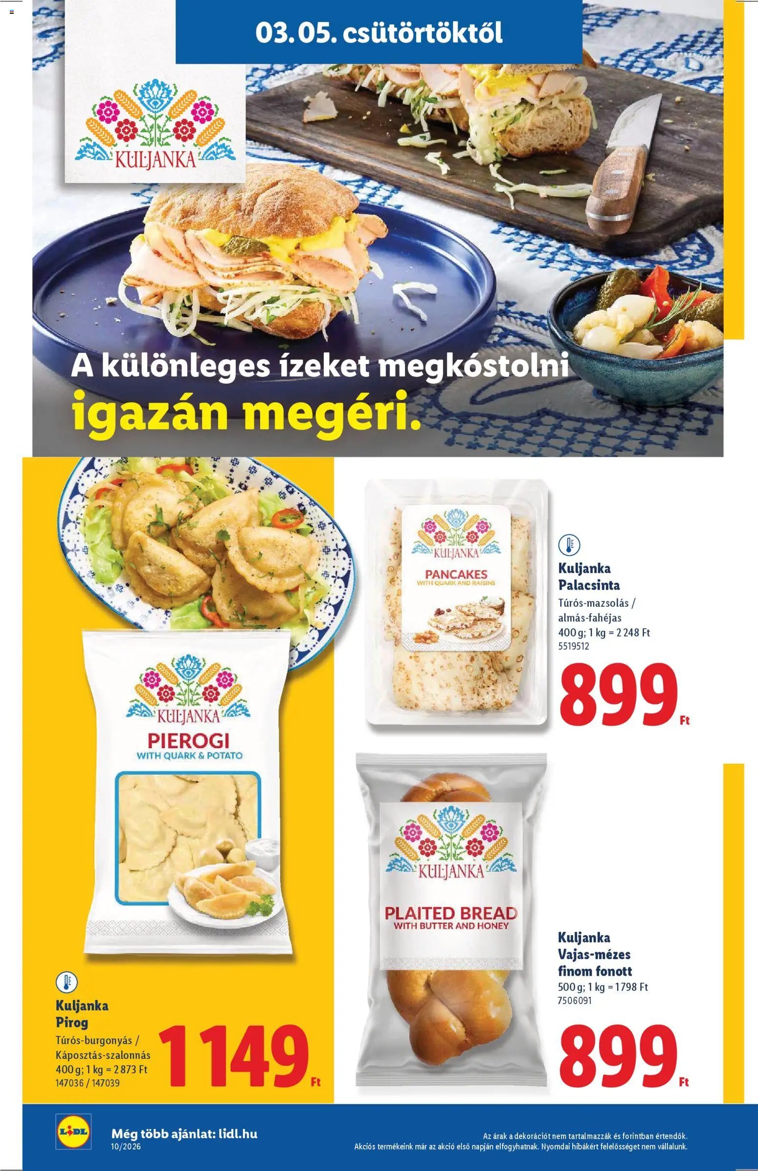 Lidl újság 2026.03.05. Lidl akciós újság (2026-03-05 - 2026-03-11)