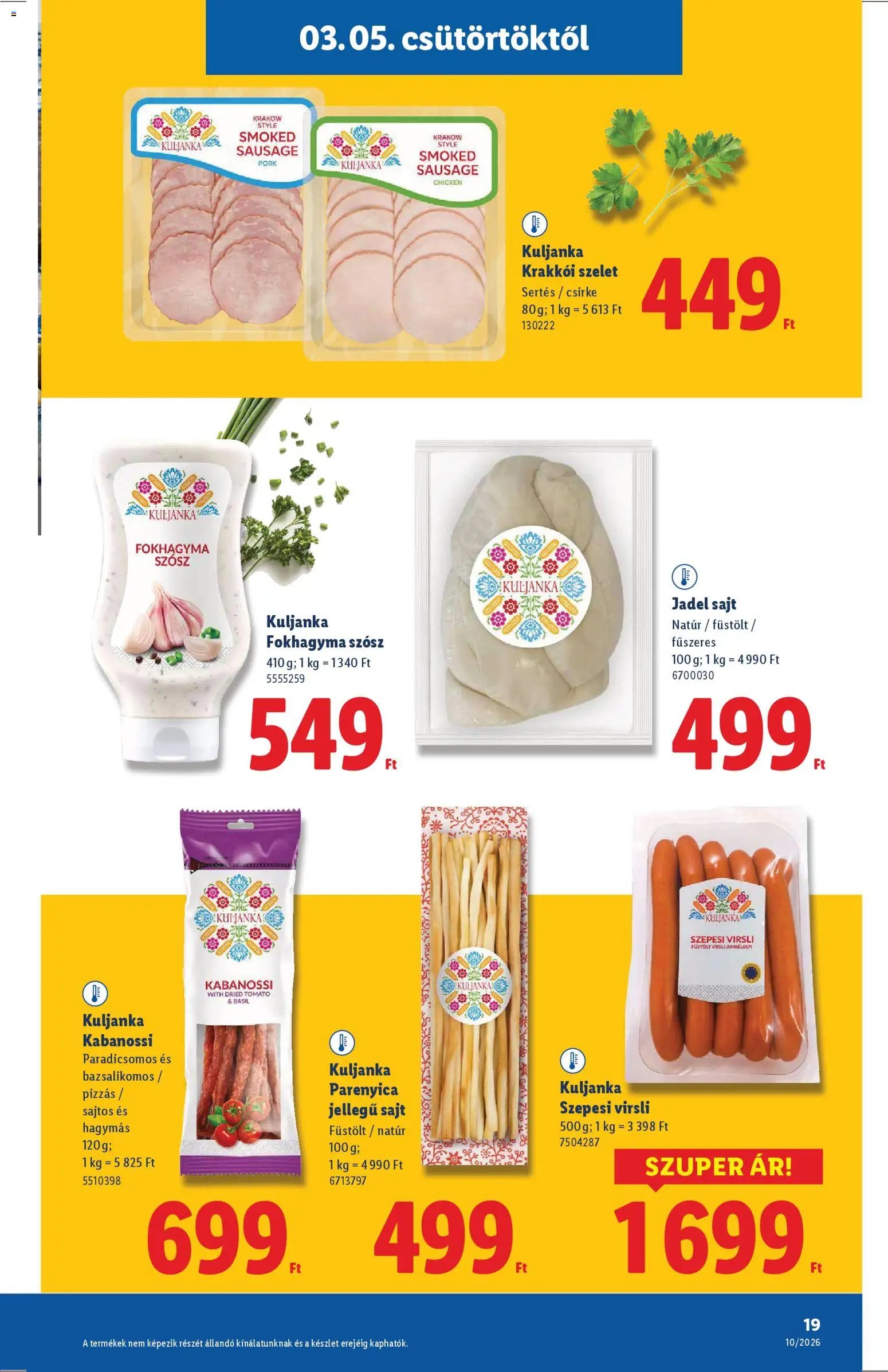Lidl újság 2026.03.05. Lidl akciós újság (2026-03-05 - 2026-03-11)