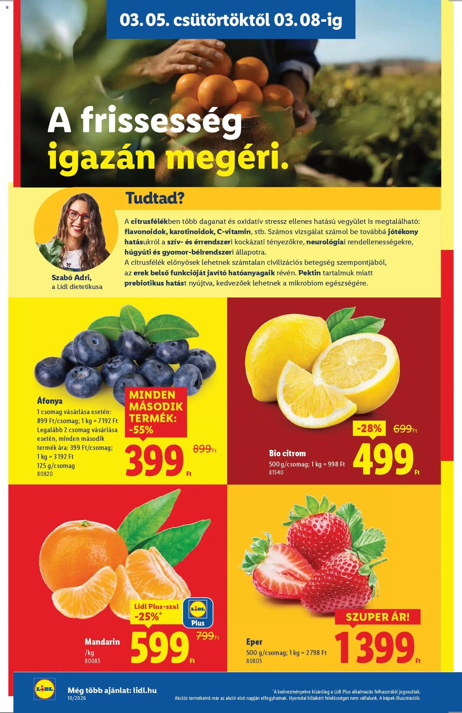 Lidl újság 2026.03.05. Lidl akciós újság (2026-03-05 - 2026-03-11)