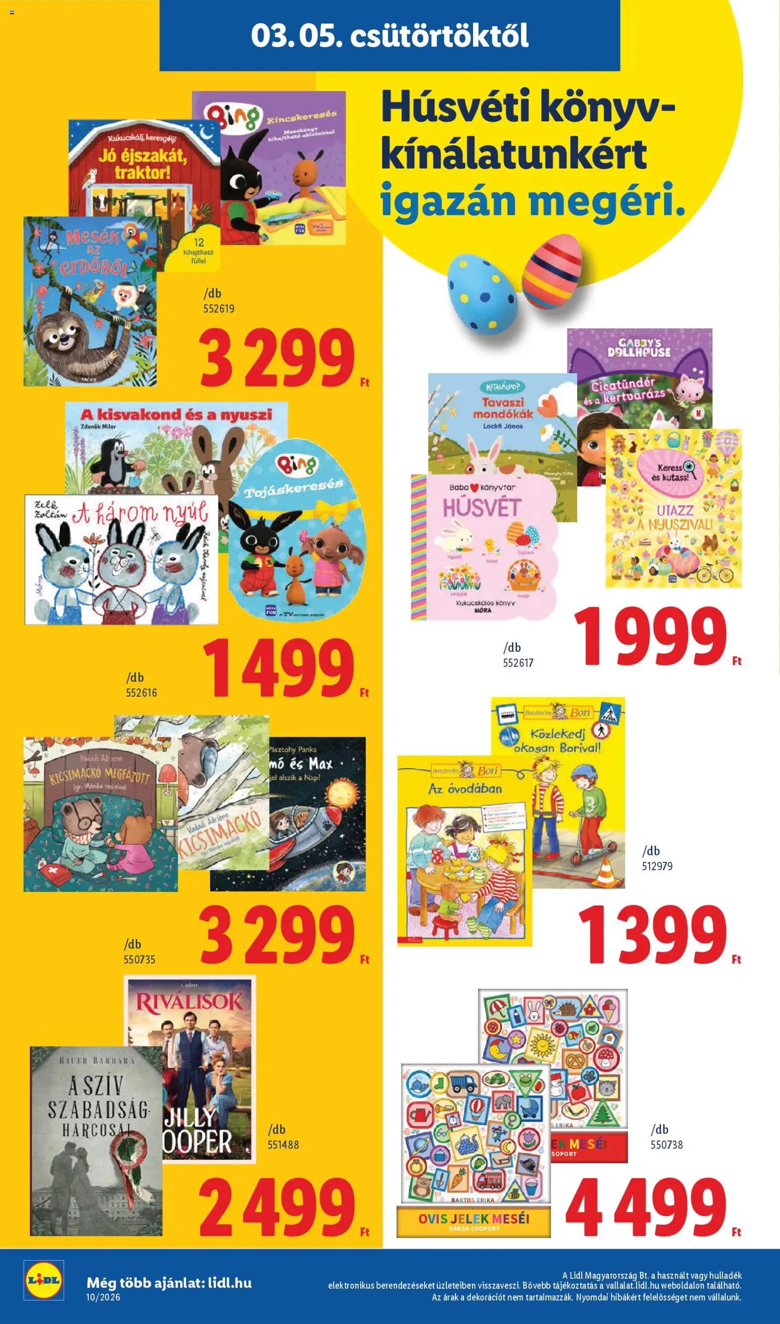 Lidl újság 2026.03.05. Lidl akciós újság (2026-03-05 - 2026-03-11)
