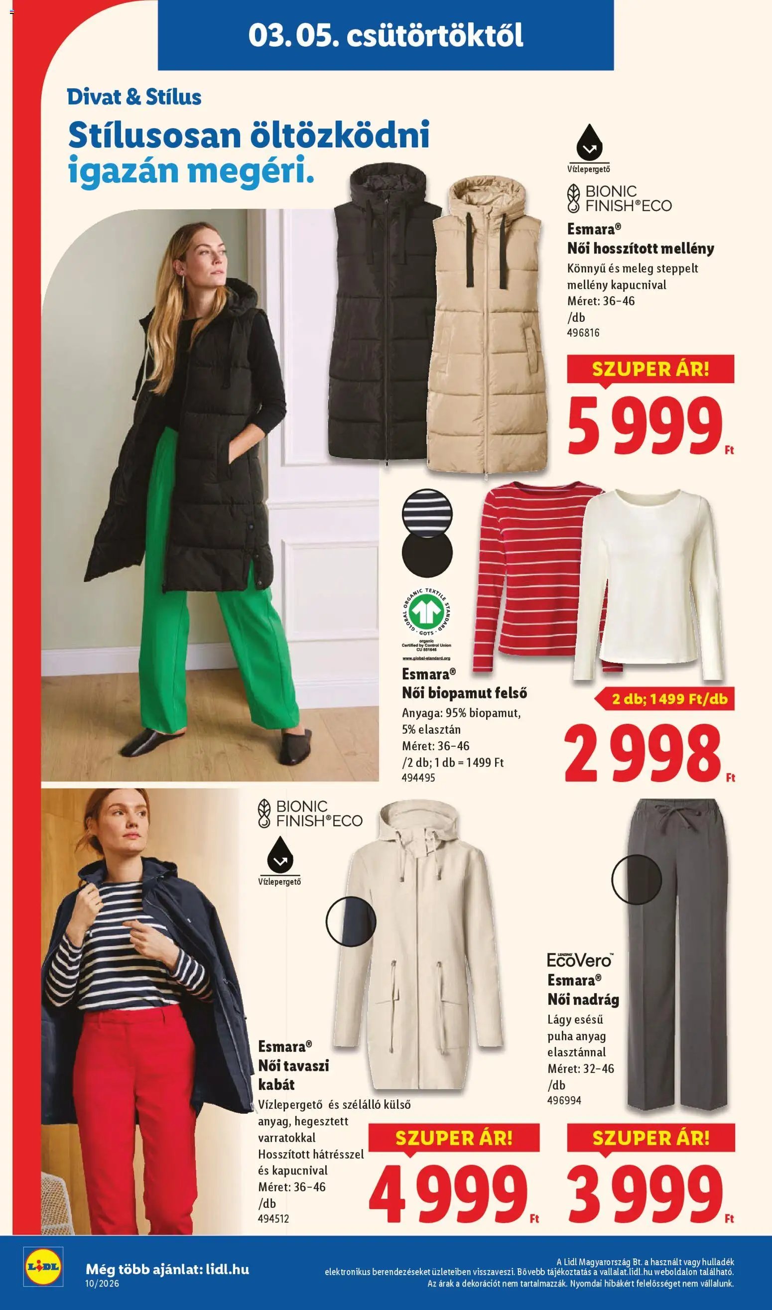 Lidl újság 2026.03.05. Lidl akciós újság (2026-03-05 - 2026-03-11)