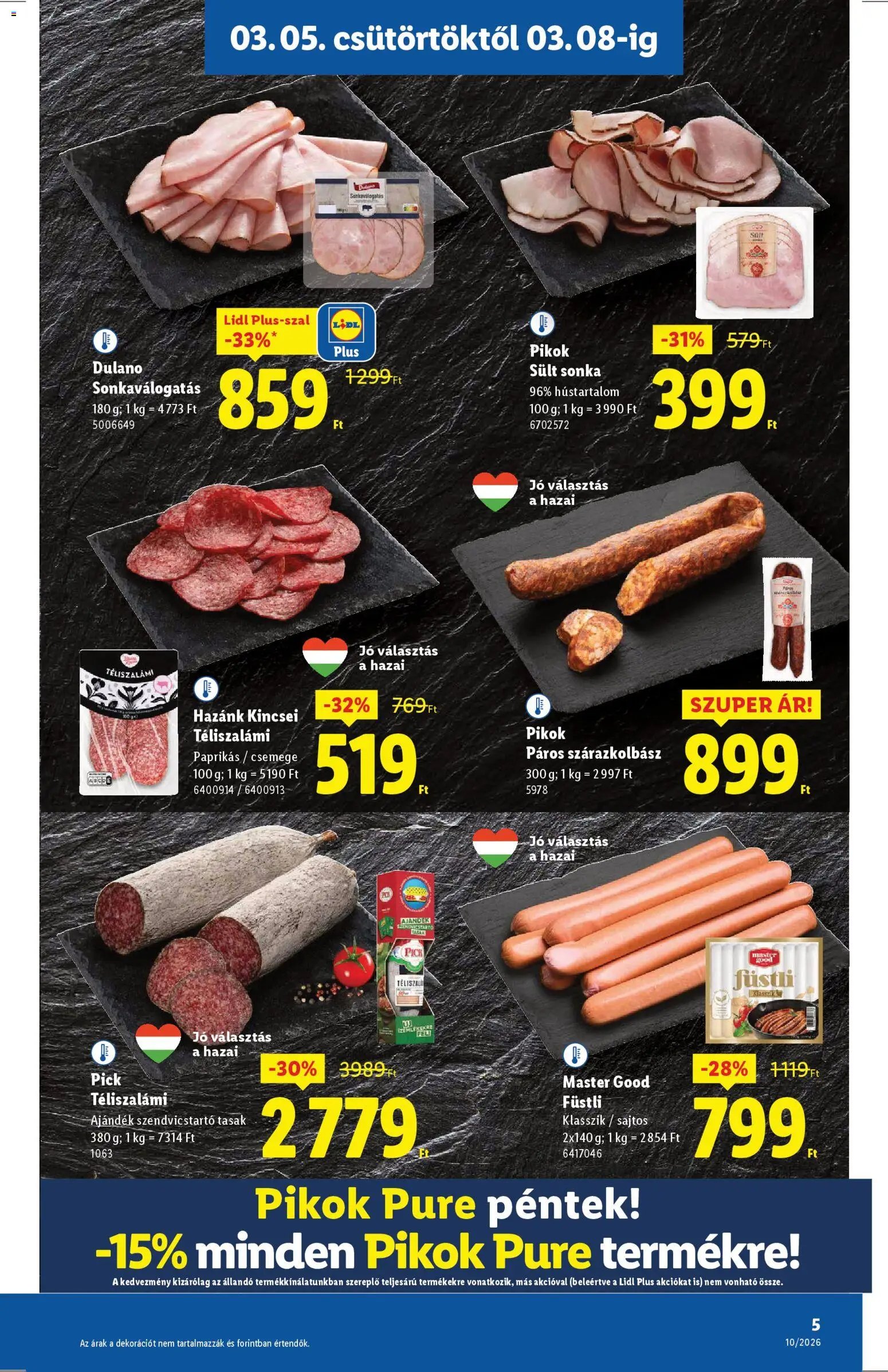 Lidl újság 2026.03.05. Lidl akciós újság (2026-03-05 - 2026-03-11)