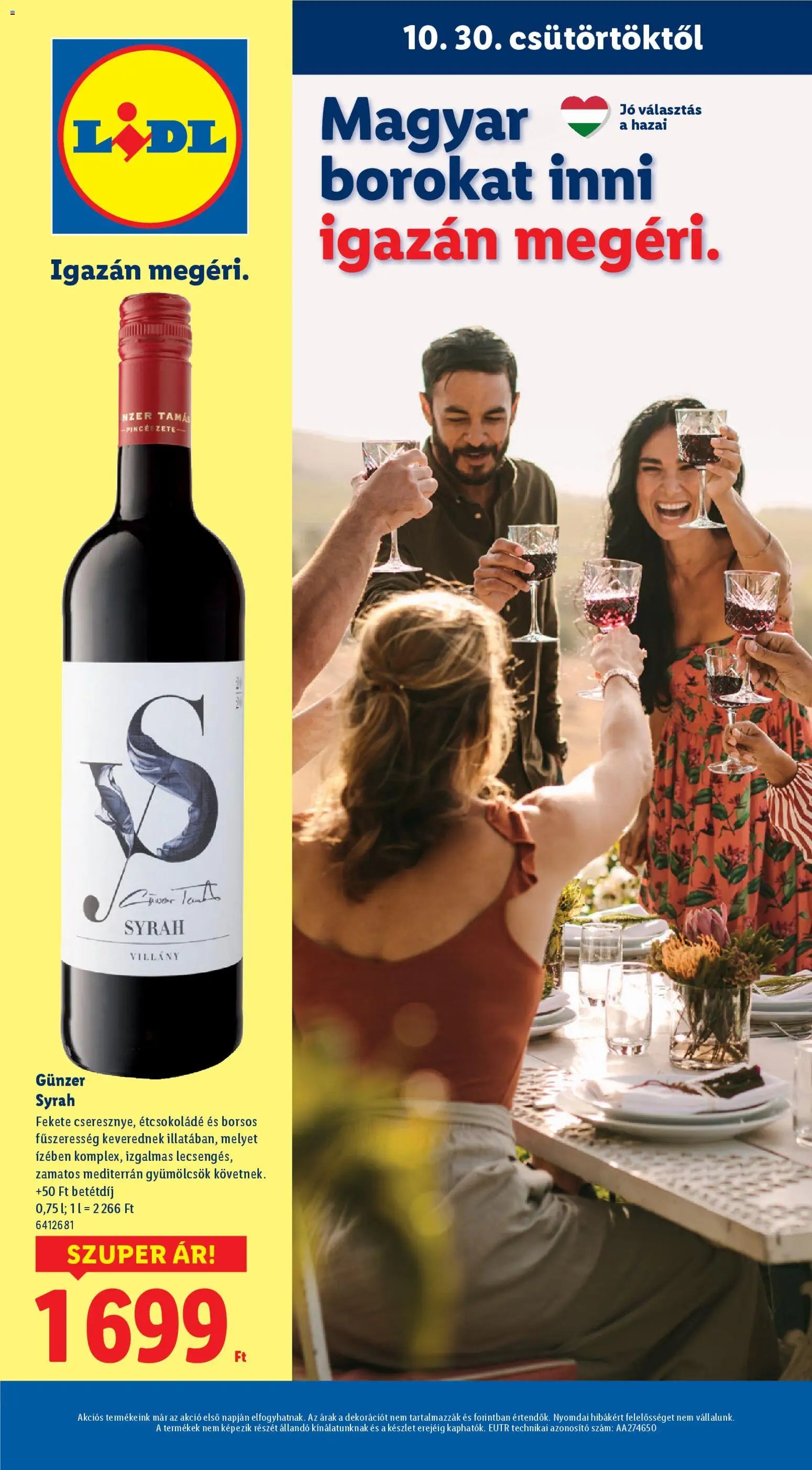 Lidl újság 2025.11.03. Magyar borkatalógus (2025-11-03)
