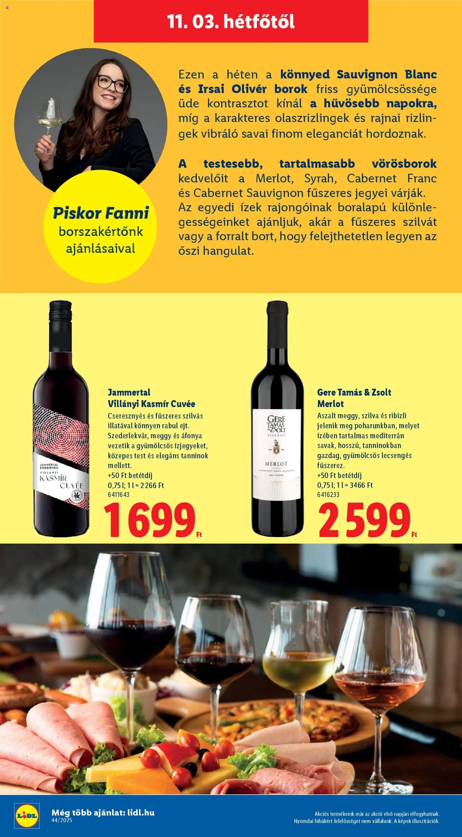 Lidl újság 2025.11.03. Magyar borkatalógus (2025-11-03)