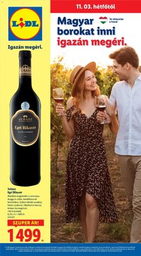 Lidl újság 2025.11.03. Magyar borkatalógus (2025-11-03)