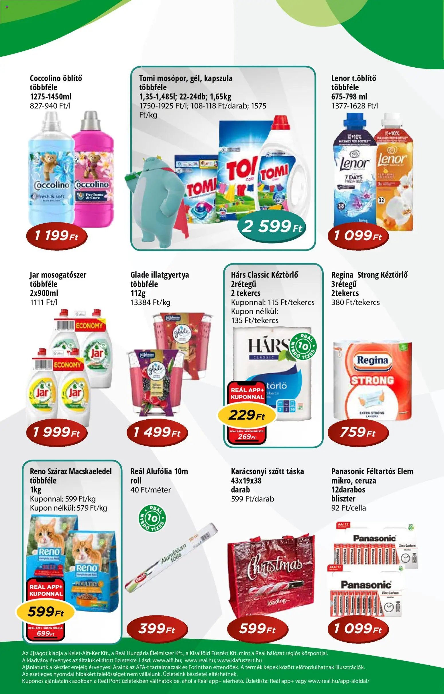 Reál újság 2025.11.26. Akciós újság Pont (2025-11-26 - 2025-12-07)