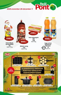 Reál újság 2025.11.26. Akciós újság Pont (2025-11-26 - 2025-12-07)
