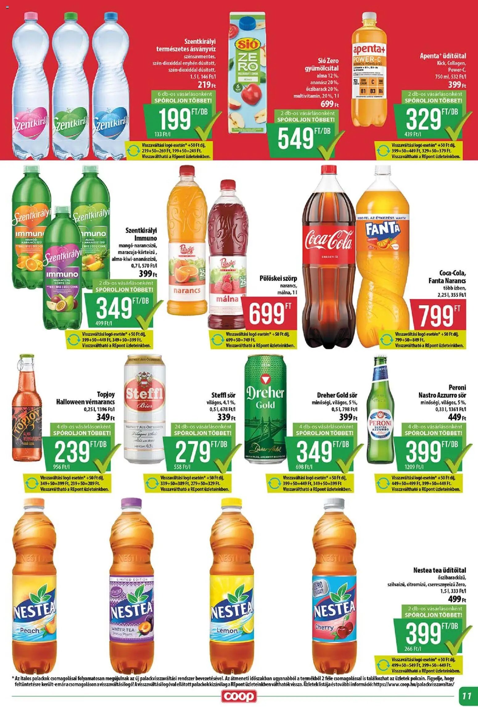 COOP - Szuper Plusz / Tisza 2026.10.15. - lapozható formában szórólap ✳️