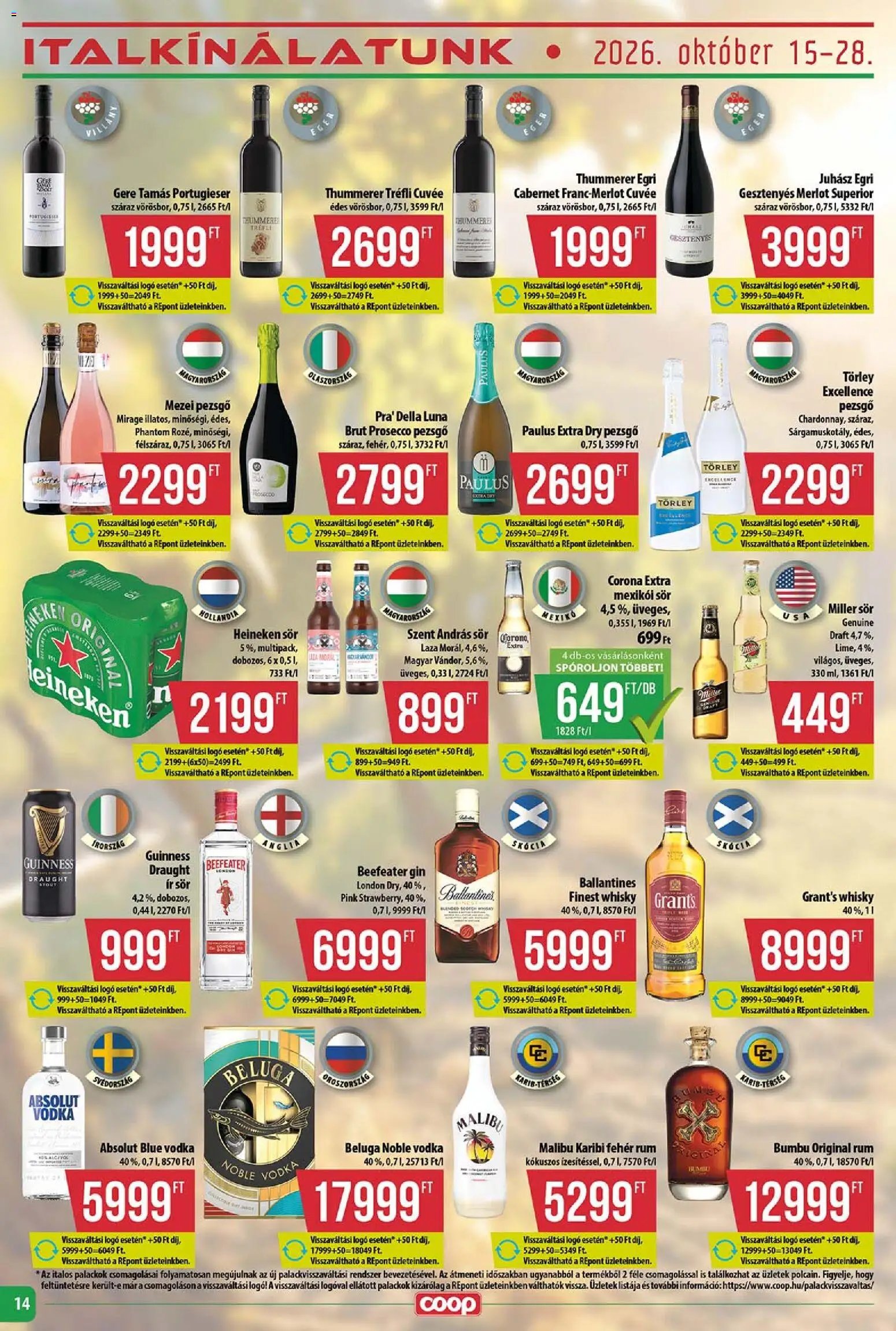 COOP - Szuper Plusz / Tisza 2026.10.15. - lapozható formában szórólap ✳️